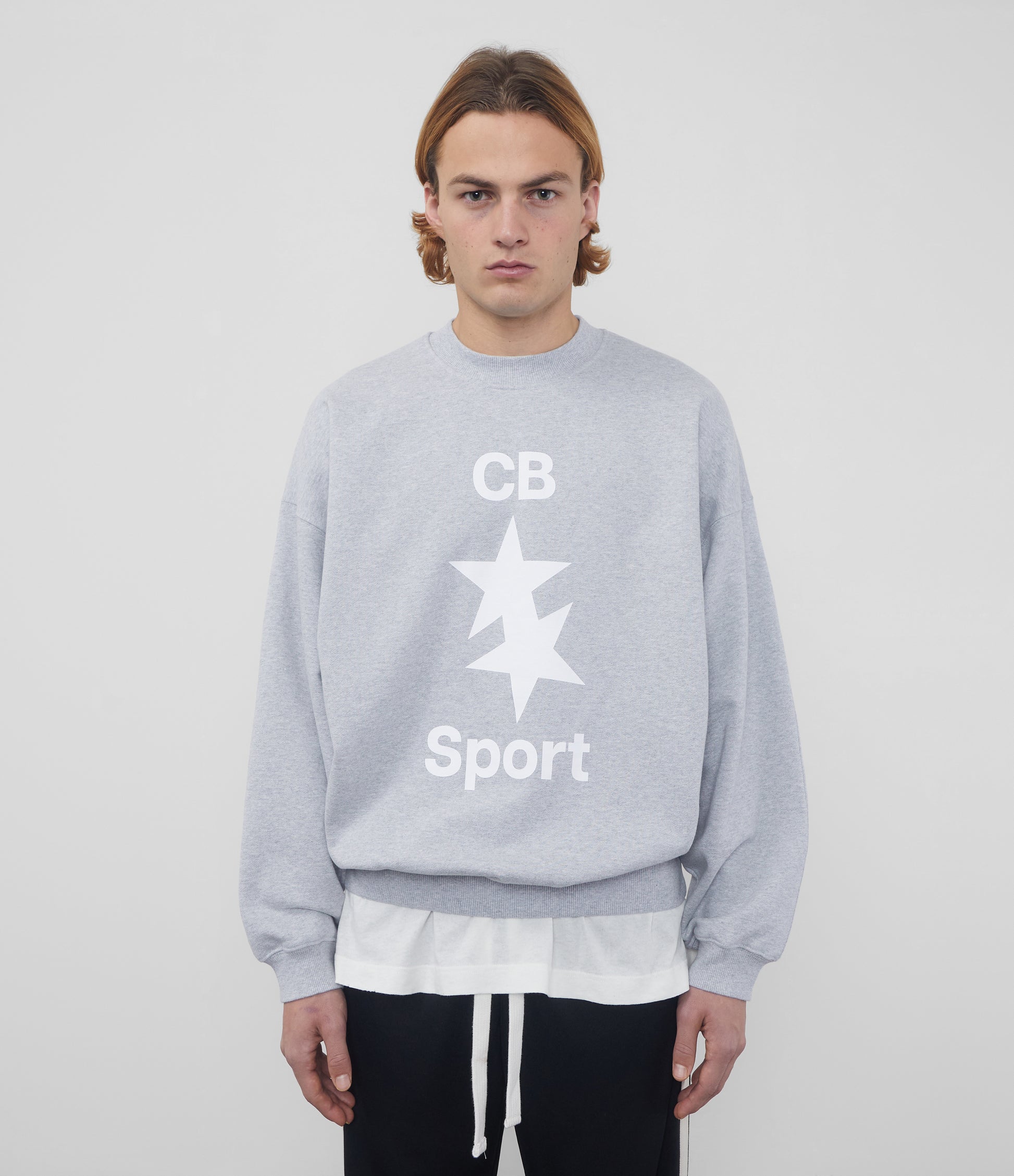 Cole Buxton Sweatshirt - Light Grey Marl