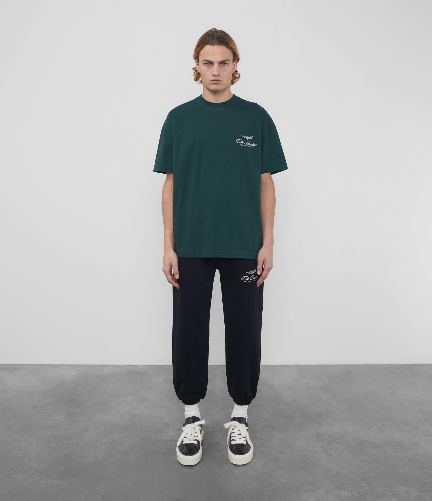 Cole Buxton | International T-Shirt | Mens | Cotton | Forest Green