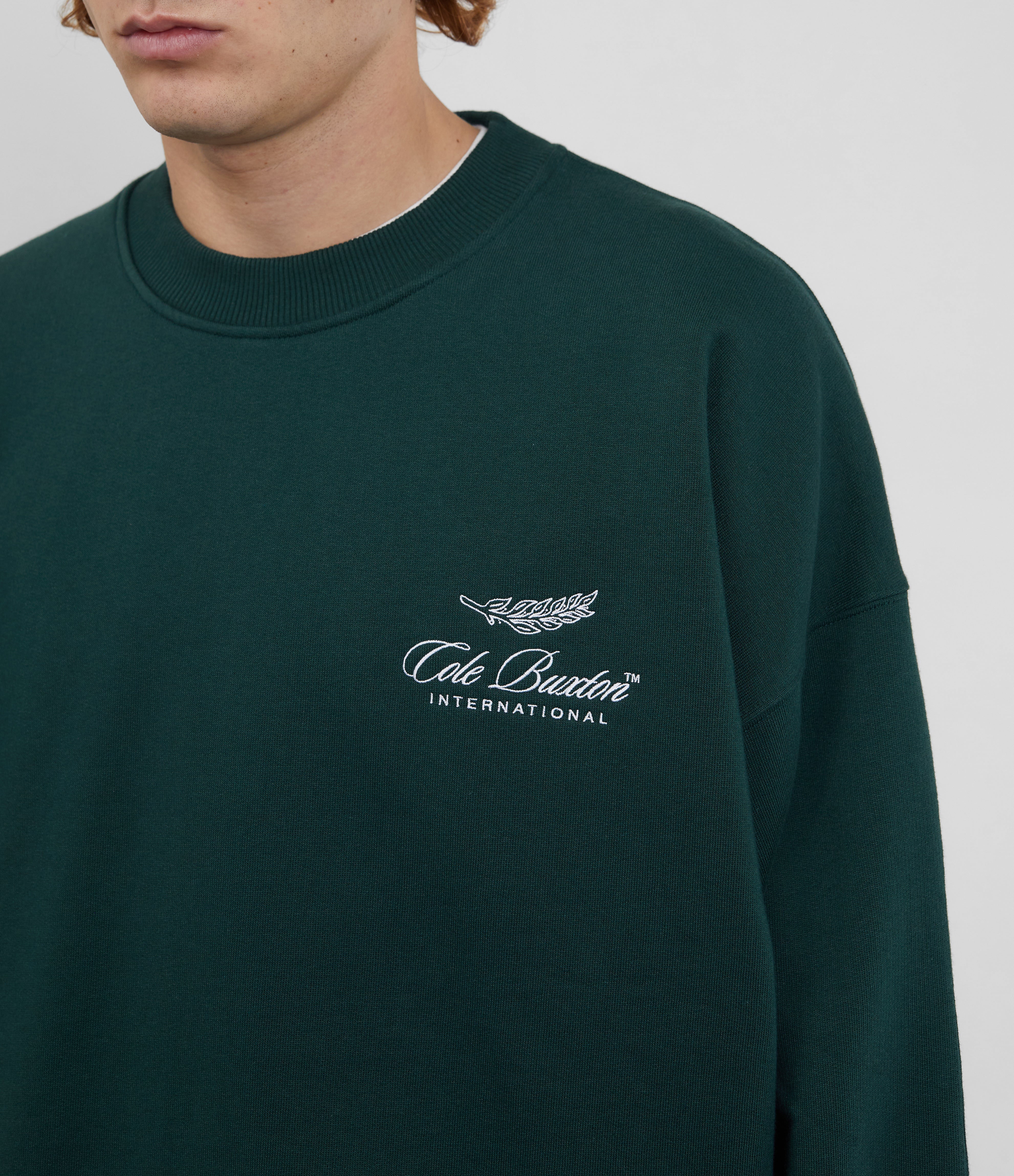 Mens forest green sweatshirt sale