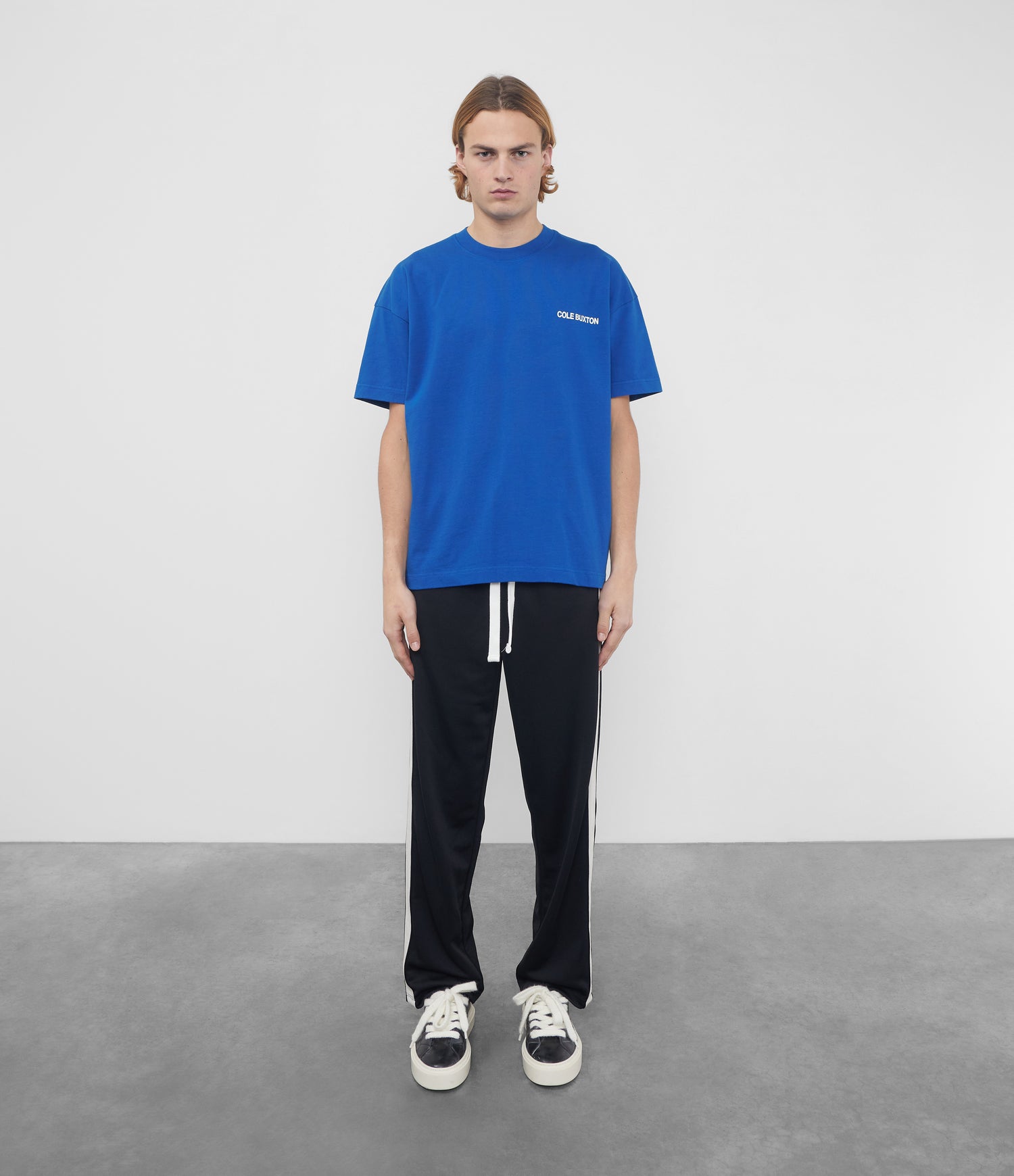 Cole Buxton | Sportswear T-Shirt | Mens | Cotton | Cobalt Blue