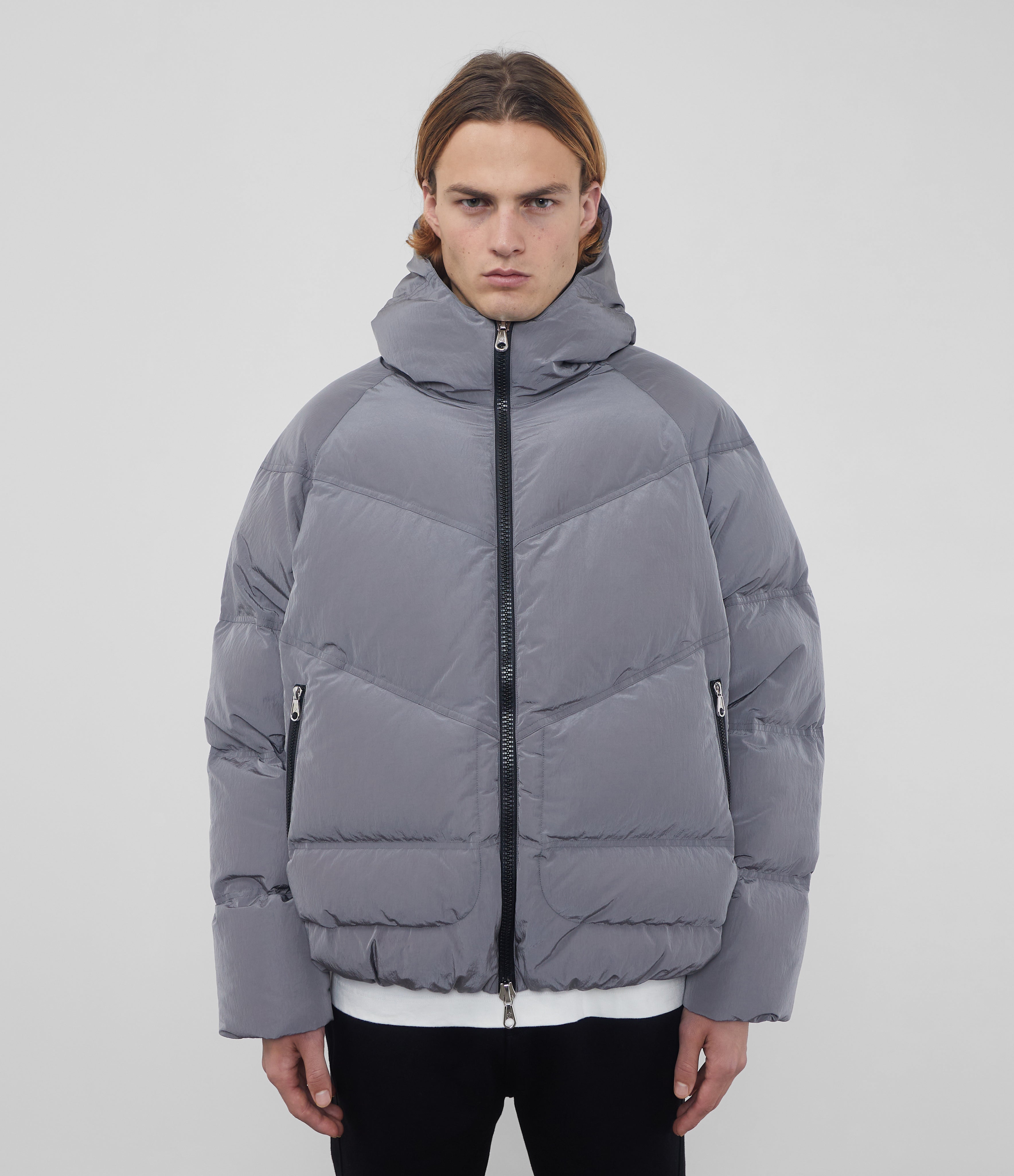 NYLON HOODED INSULATED JACKET – Cole Buxton