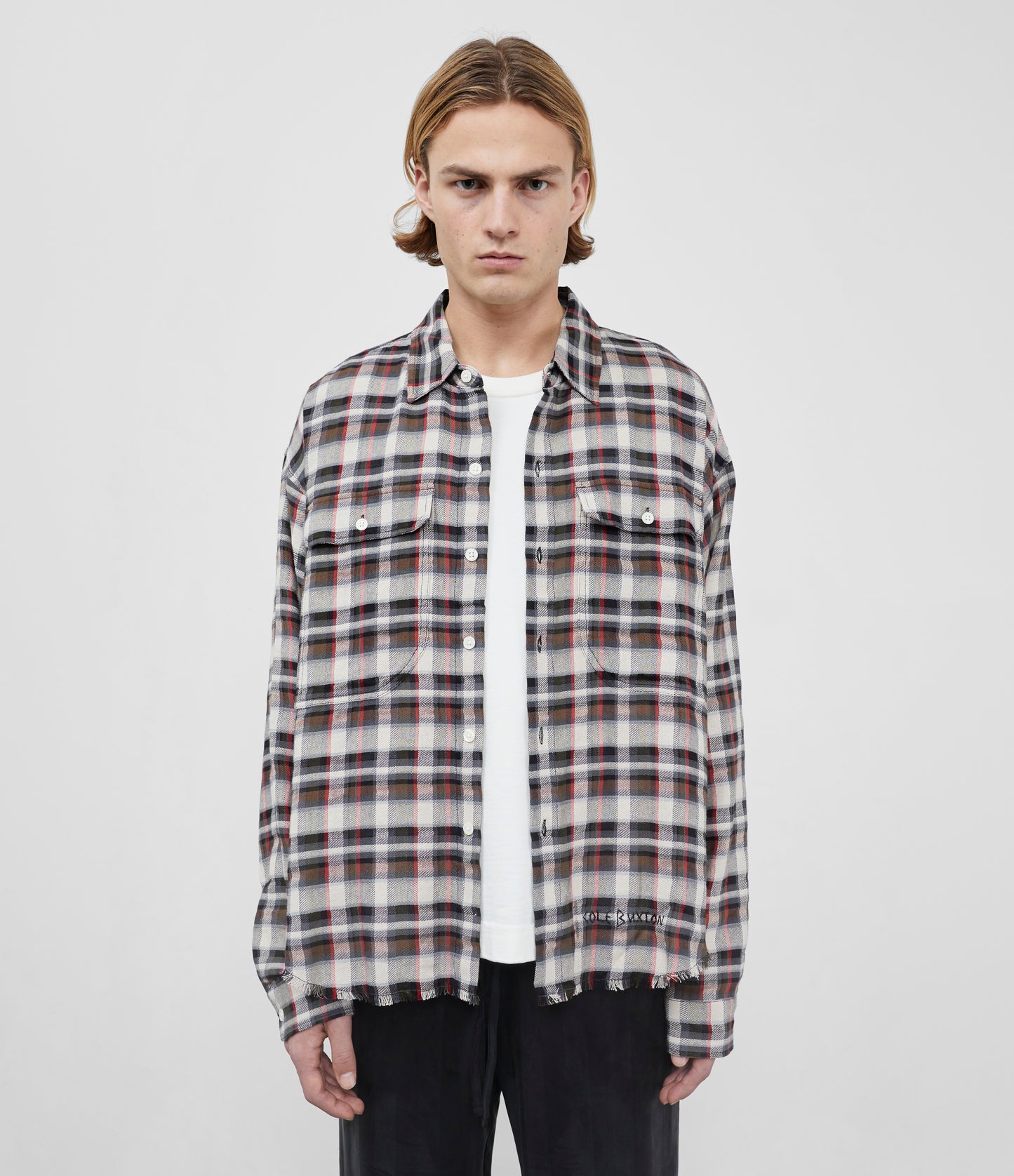 Cole Buxton | Ivy League Shirt | Mens | Viscose | Checked