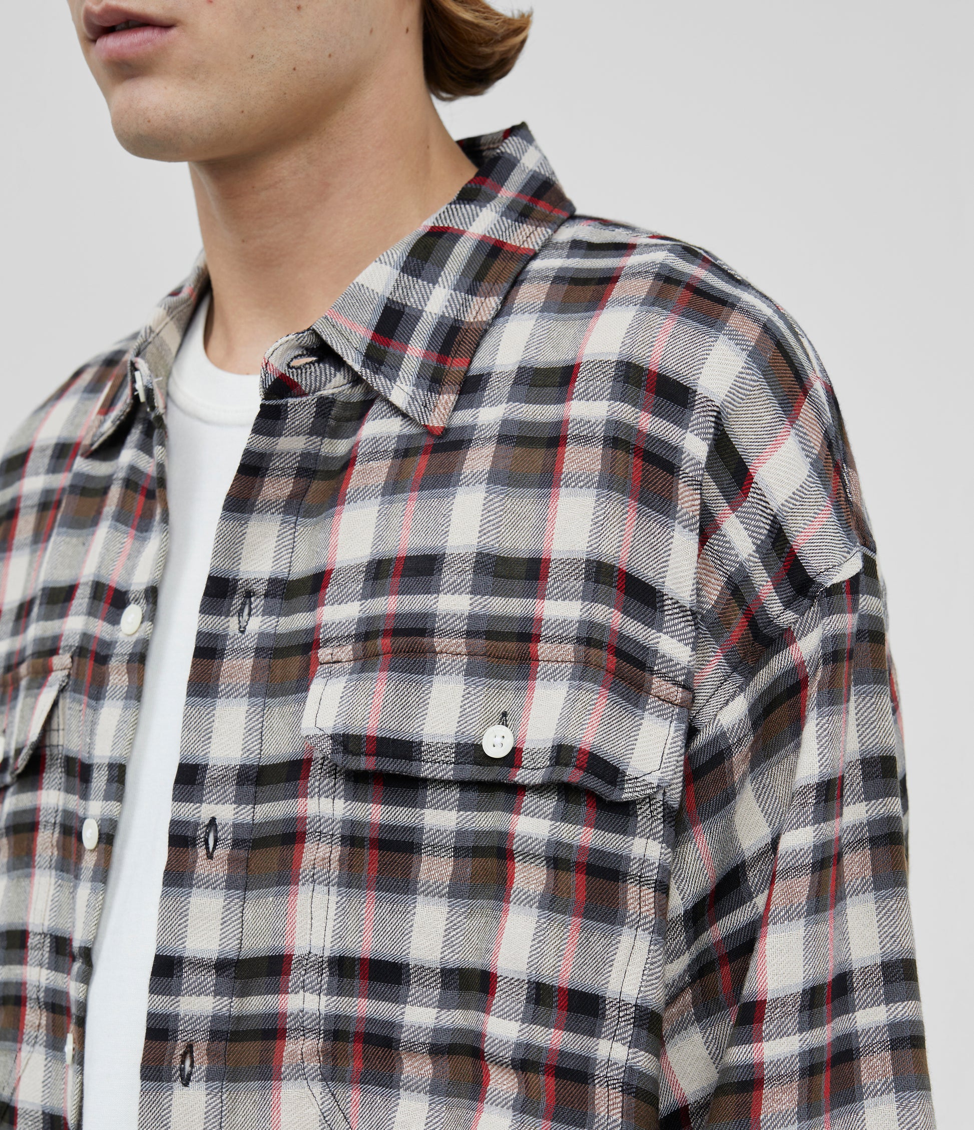 Cole Buxton | Ivy League Shirt | Mens | Viscose | Checked