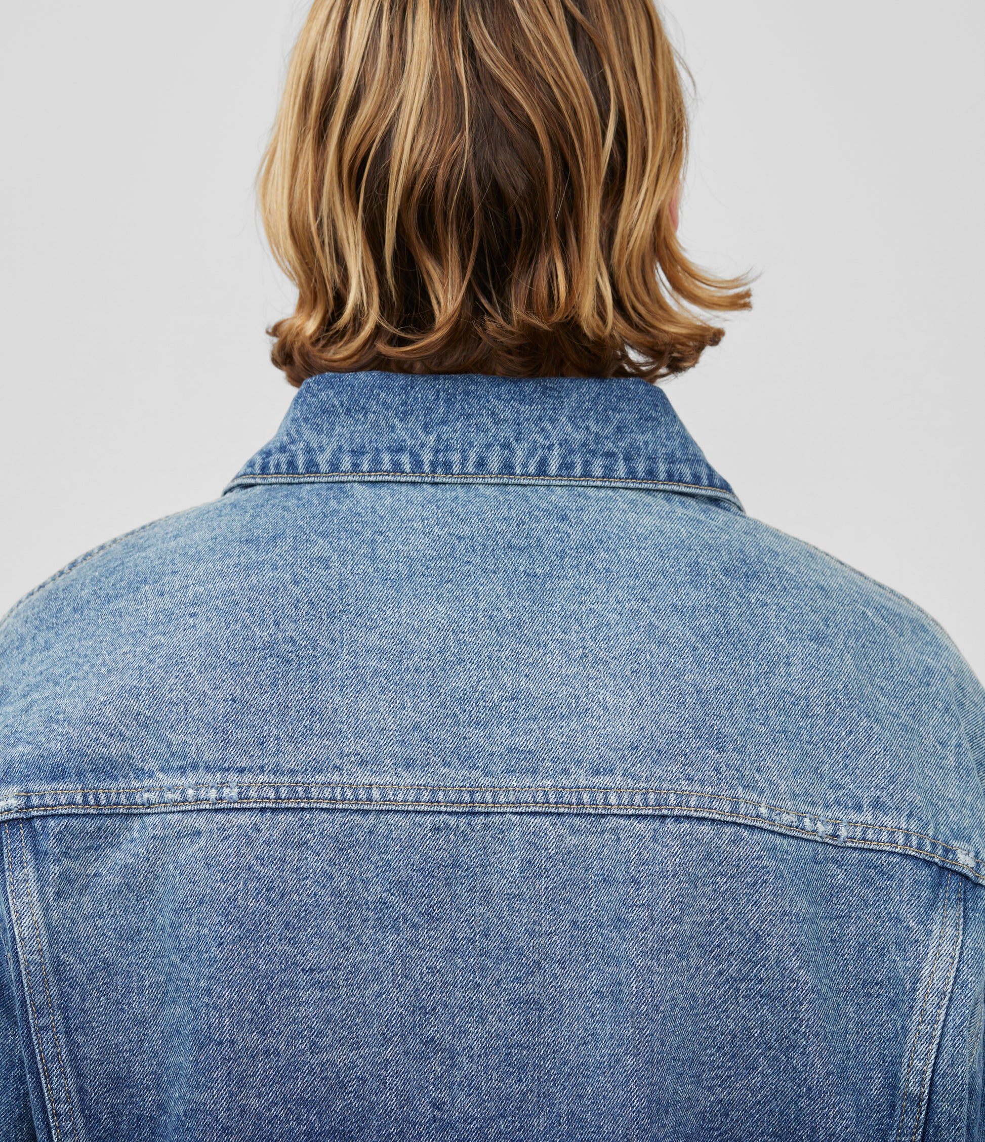Cole Buxton | Overshirt Jacket | Mens | Cropped Denim | Blue
