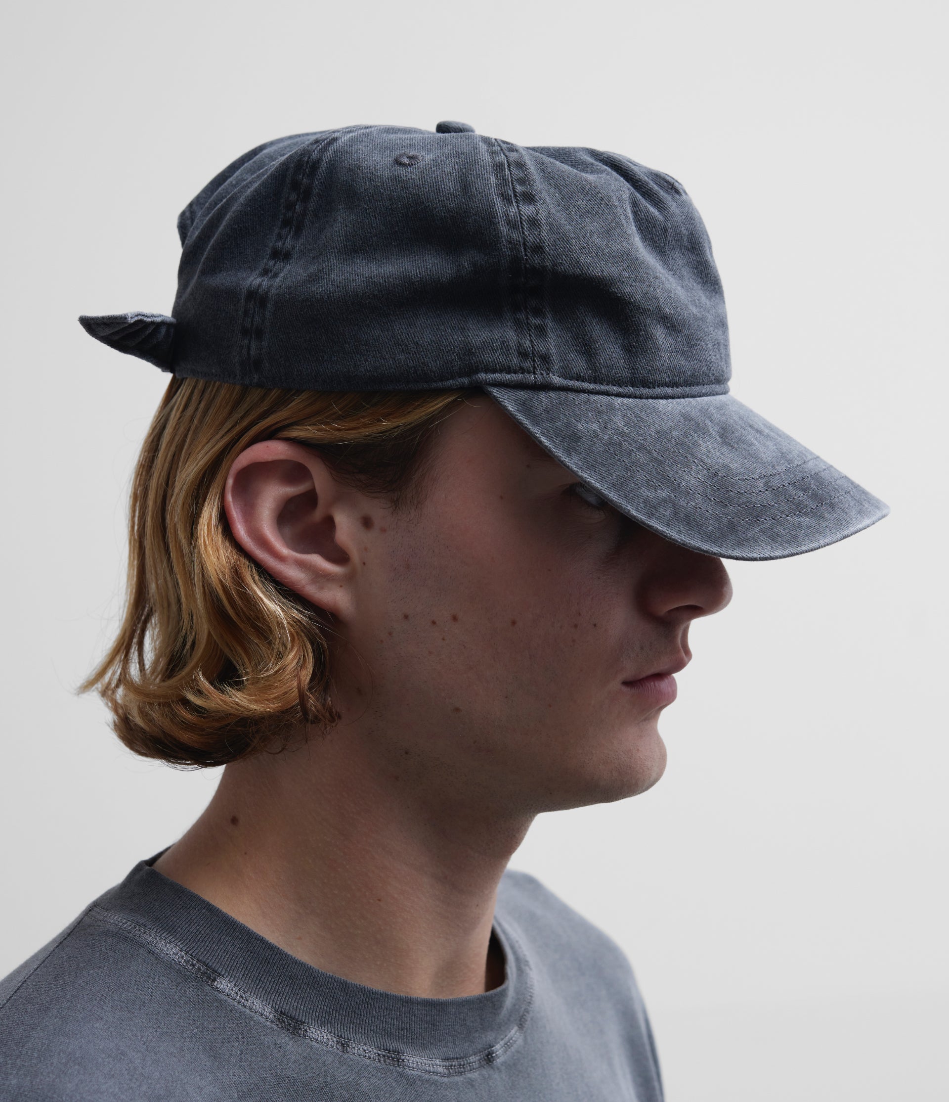 Cole Buxton | Garment Dyed Dad Cap | Mens | One Size Fits All | Washed Black