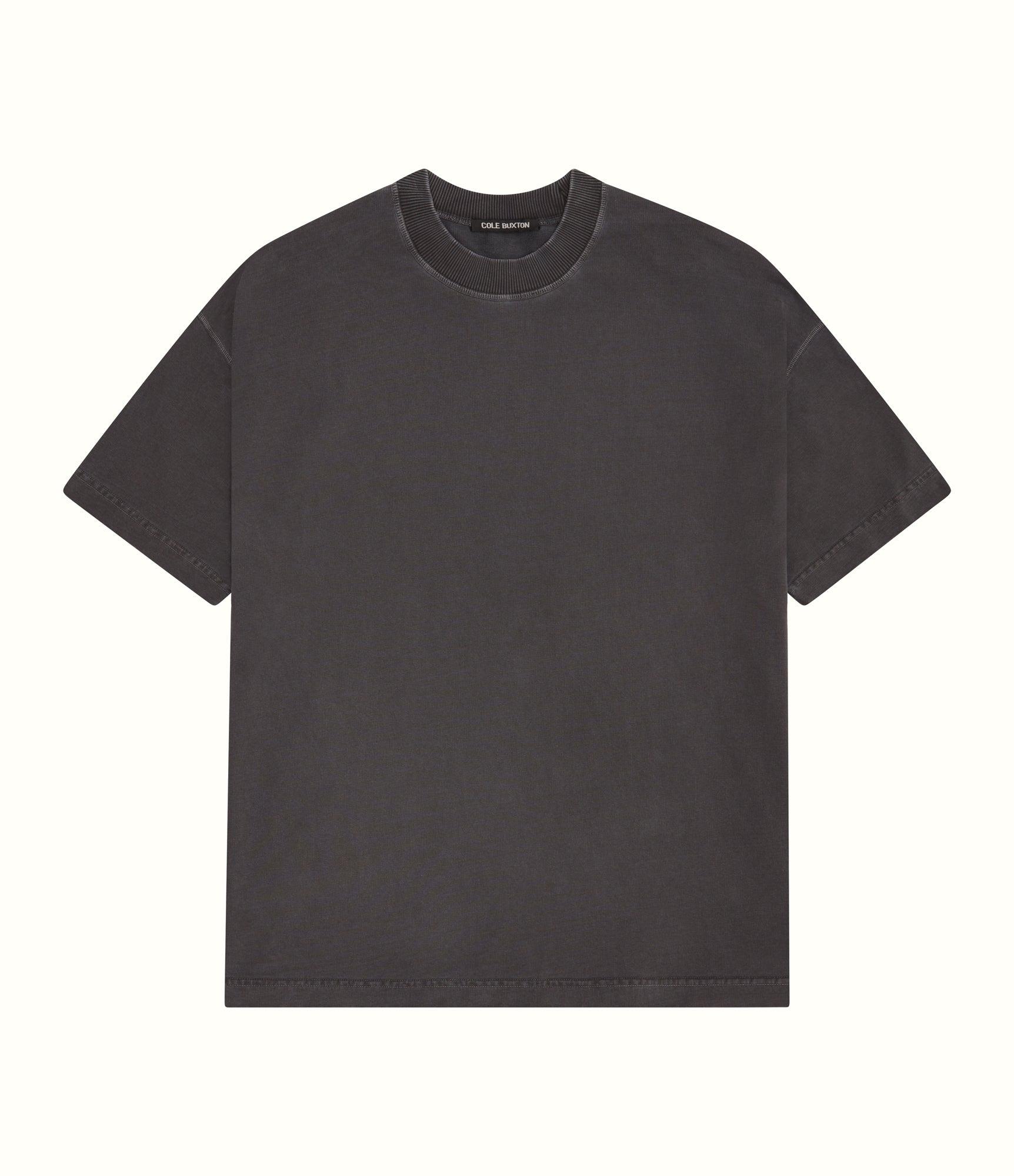 Cole Buxton | Warm Up T-Shirt | Mens | Cotton | Washed Black