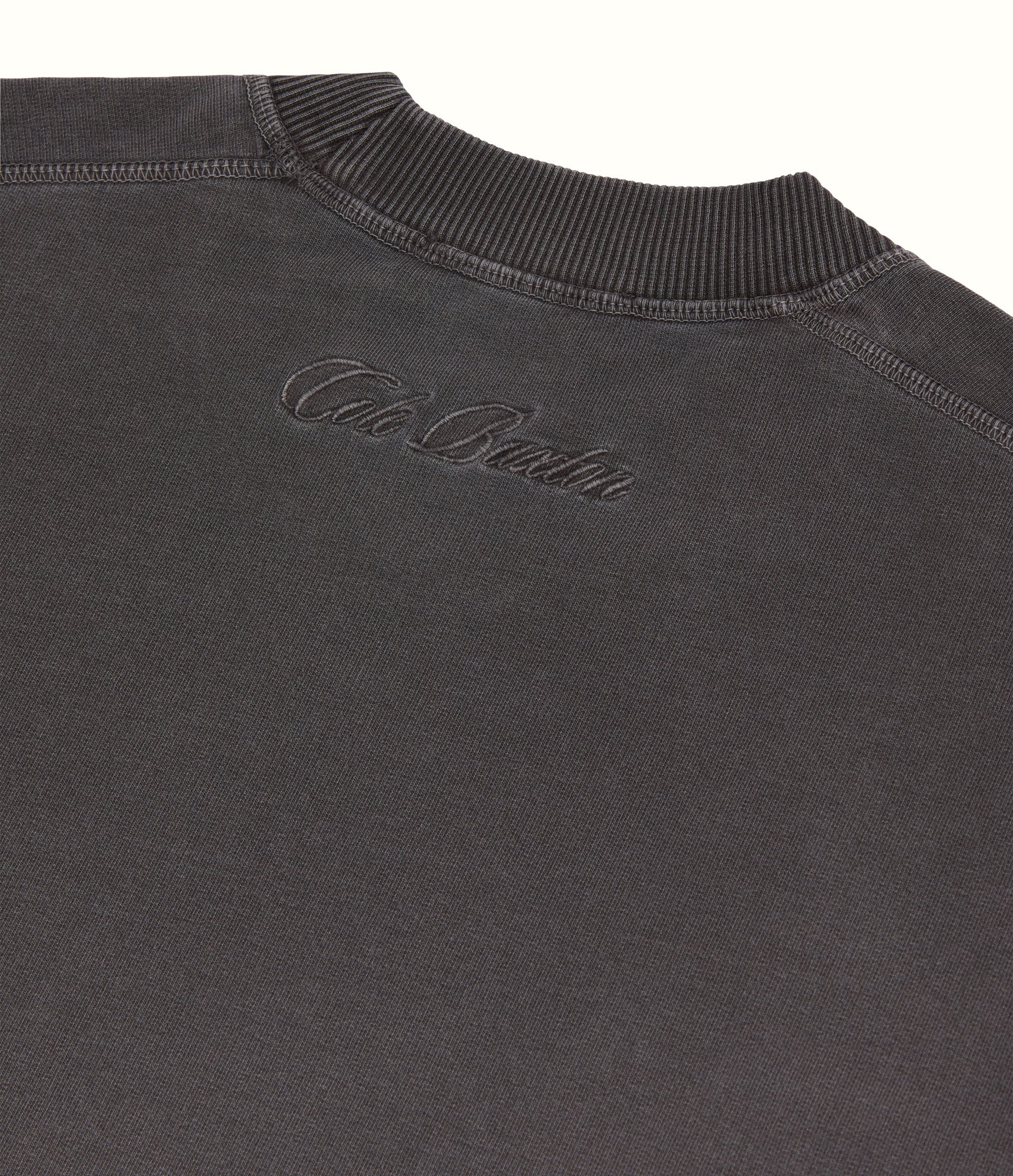 Cole Buxton | Warm Up T-Shirt | Mens | Cotton | Washed Black