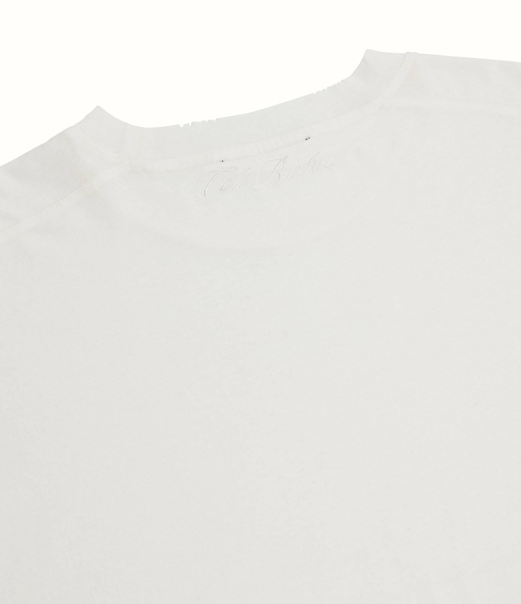 Cole Buxton | Distressed Lightweight T-Shirt | Unisex | Cotton | Vintage White