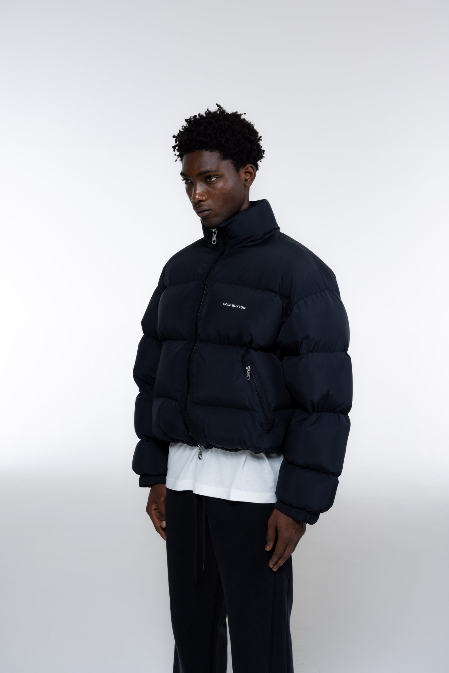 CROPPED LOGO PUFFER