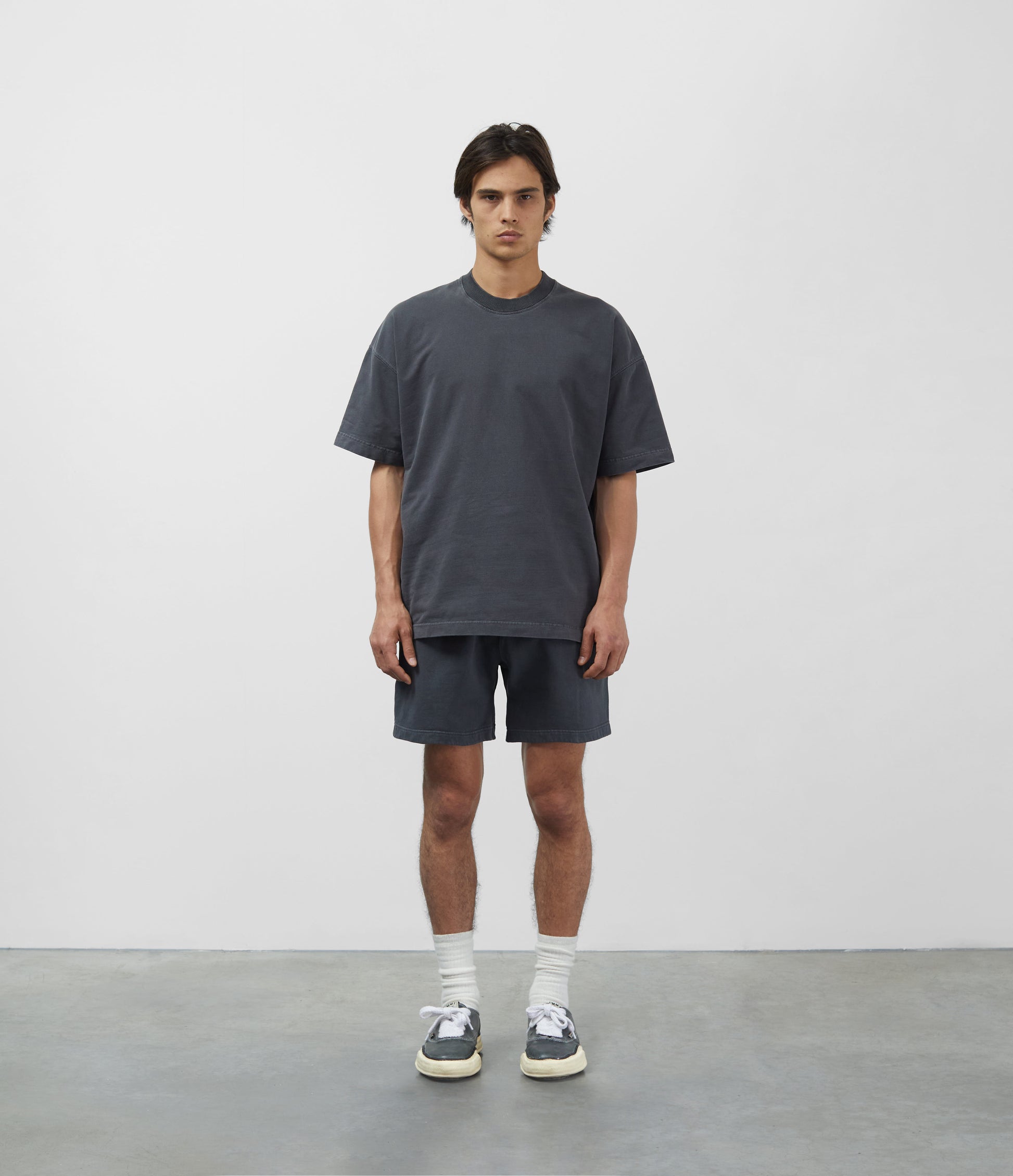 Cole Buxton | Warm Up T-Shirt | Mens | Cotton | Washed Black