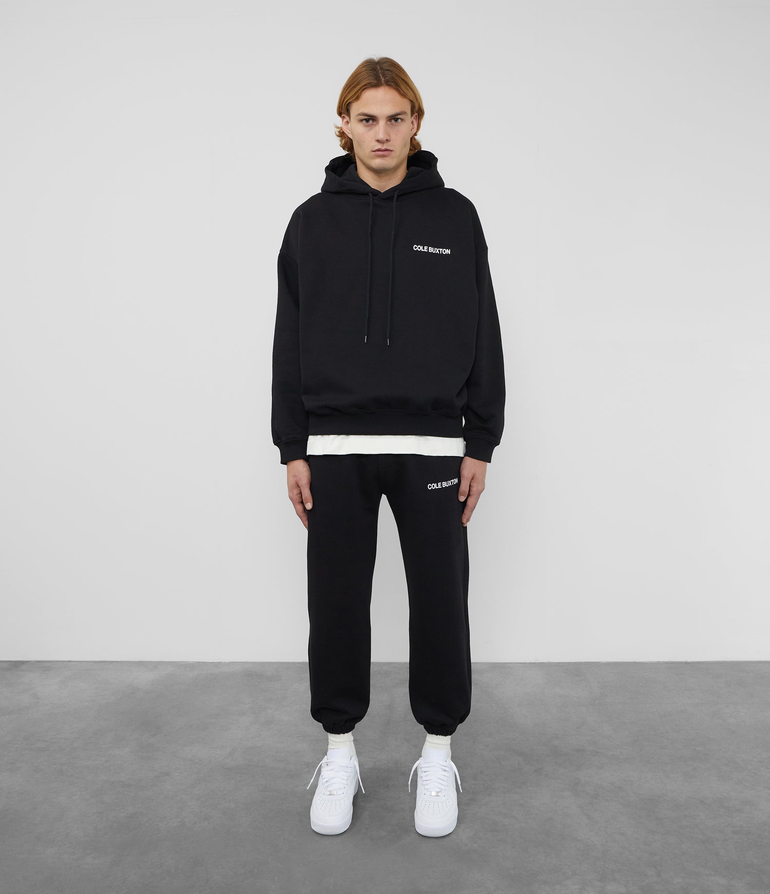 Cole Buxton | Sportswear Hoodie | Mens | Cotton | Black