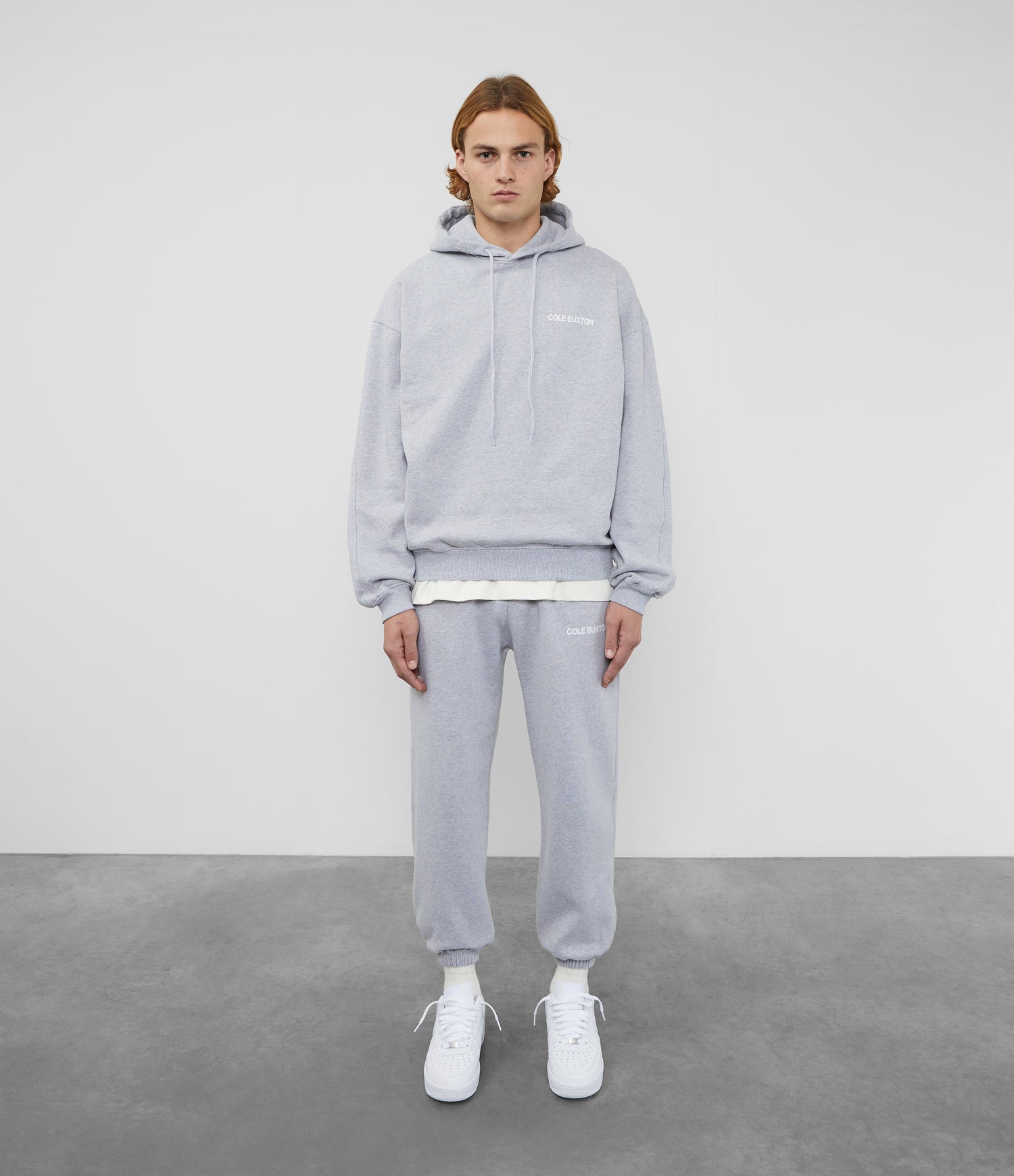 Cole Buxton | Sportswear Hoodie | Mens | Cotton | Grey