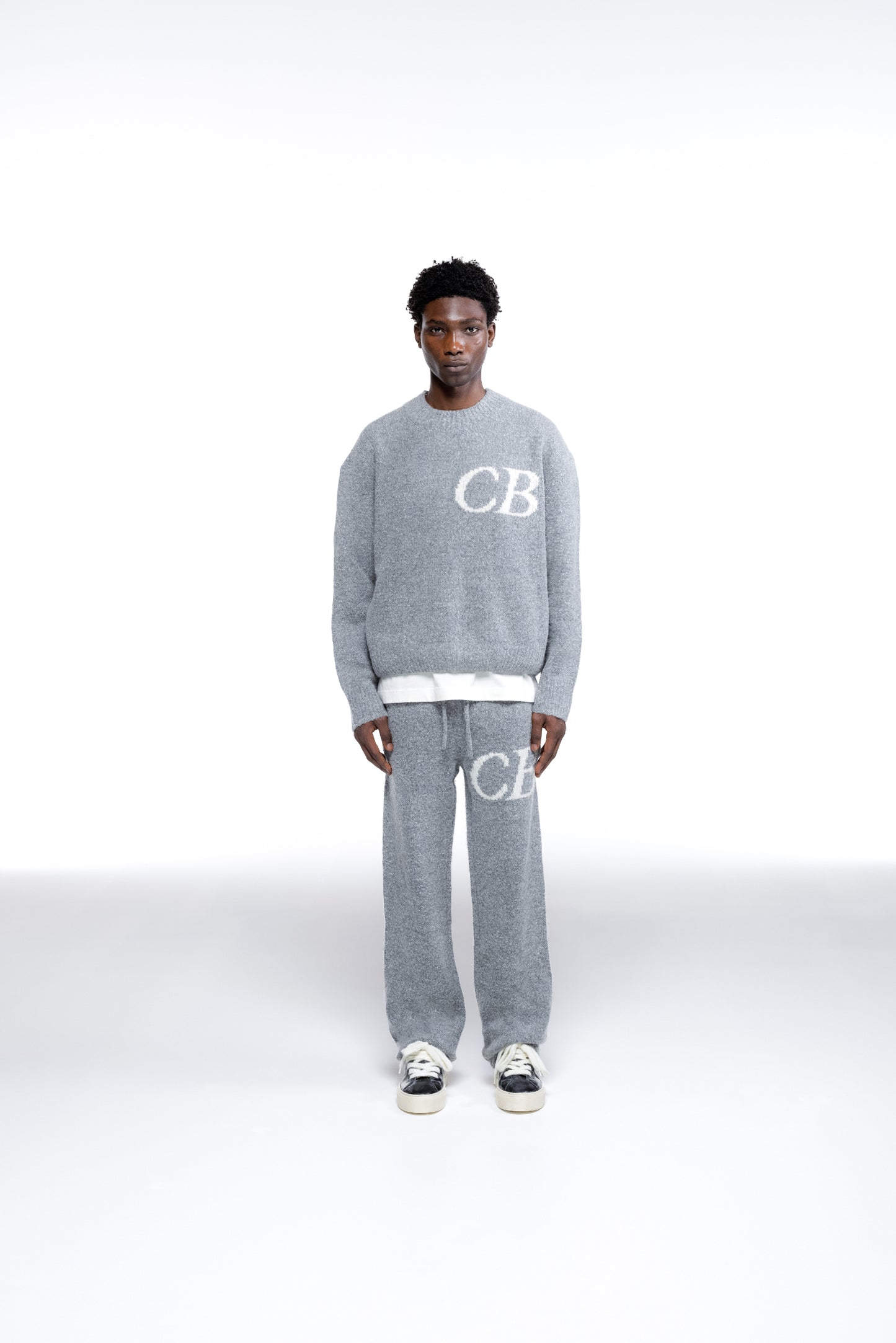 CB LOGO KNIT PANTS