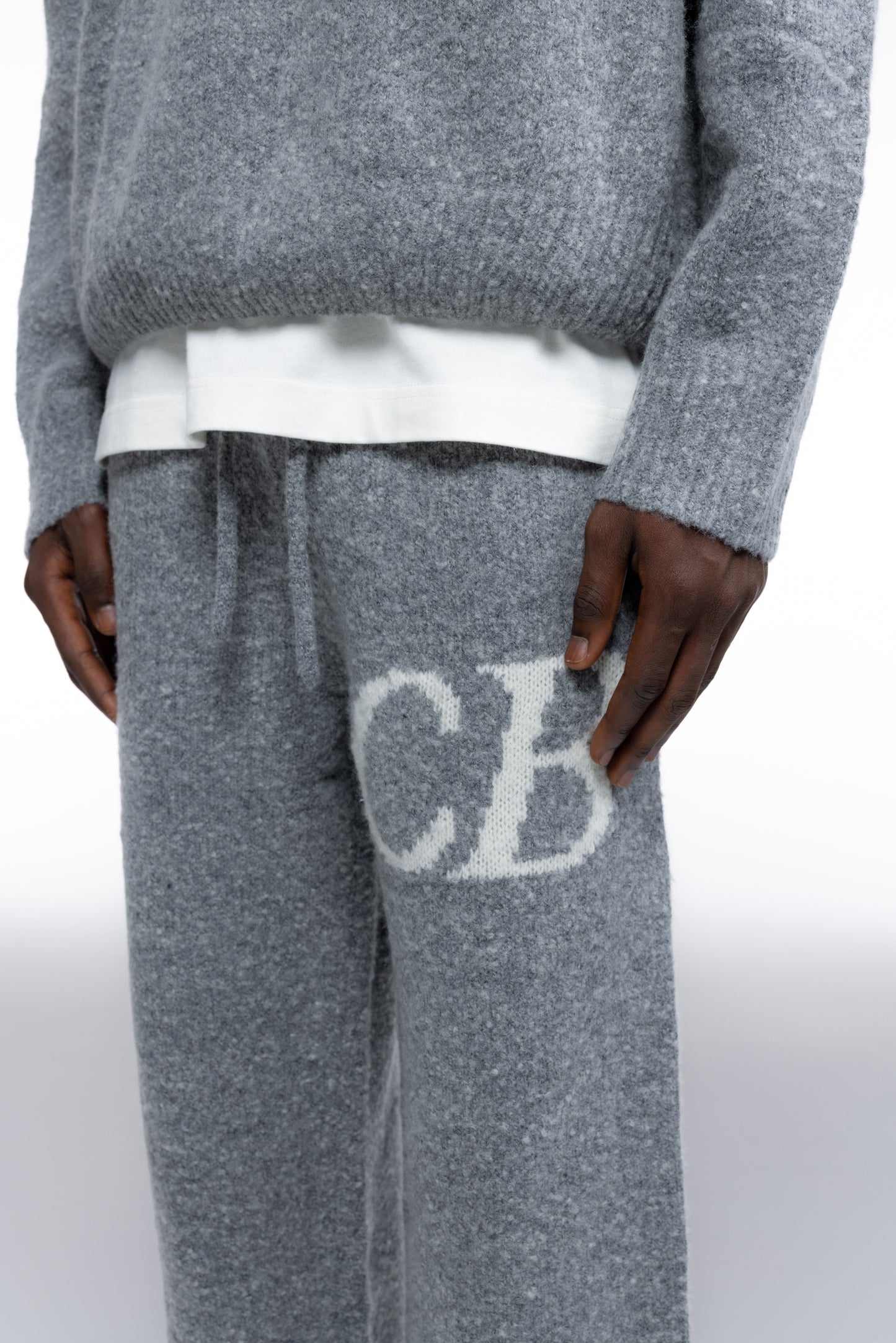 CB LOGO KNIT PANTS