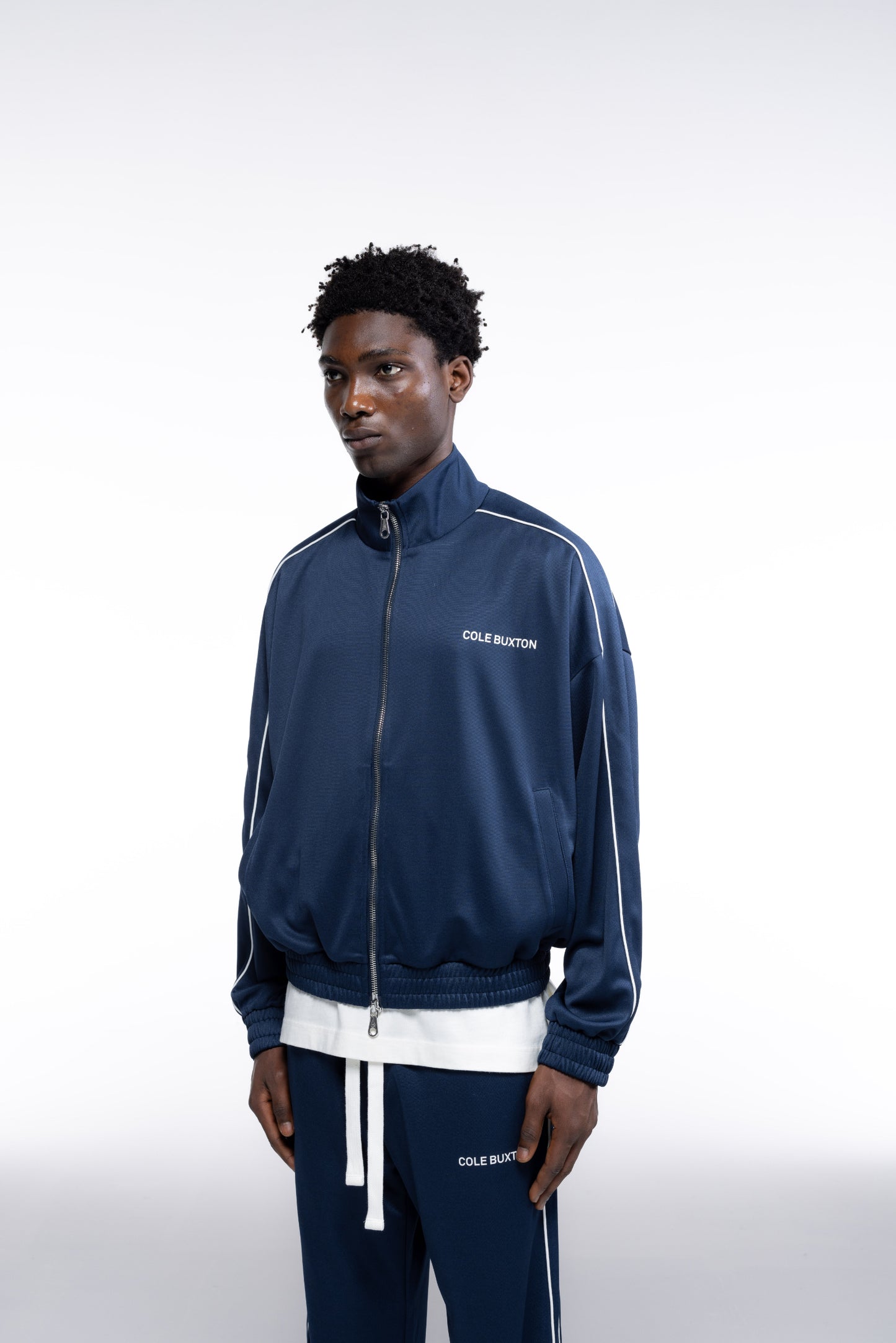 PIPED TRACK JACKET