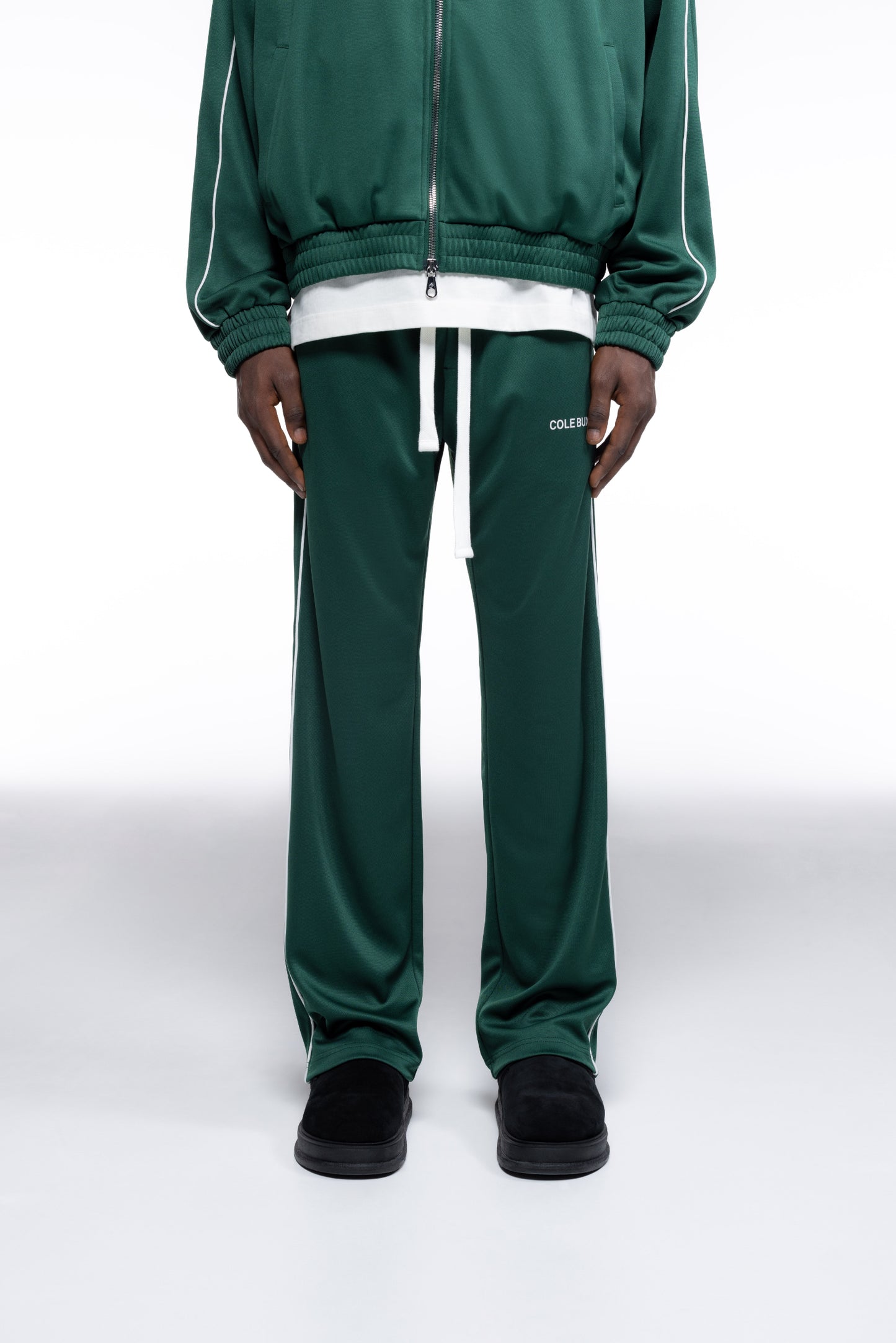 PIPED TRACK PANTS