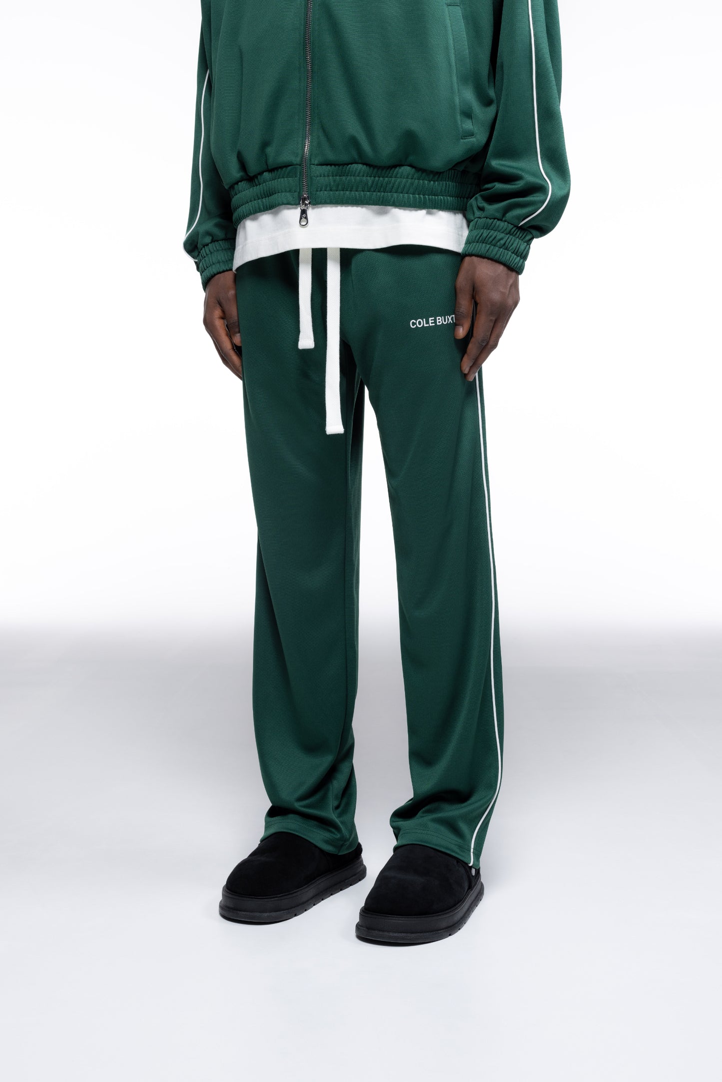 PIPED TRACK PANTS