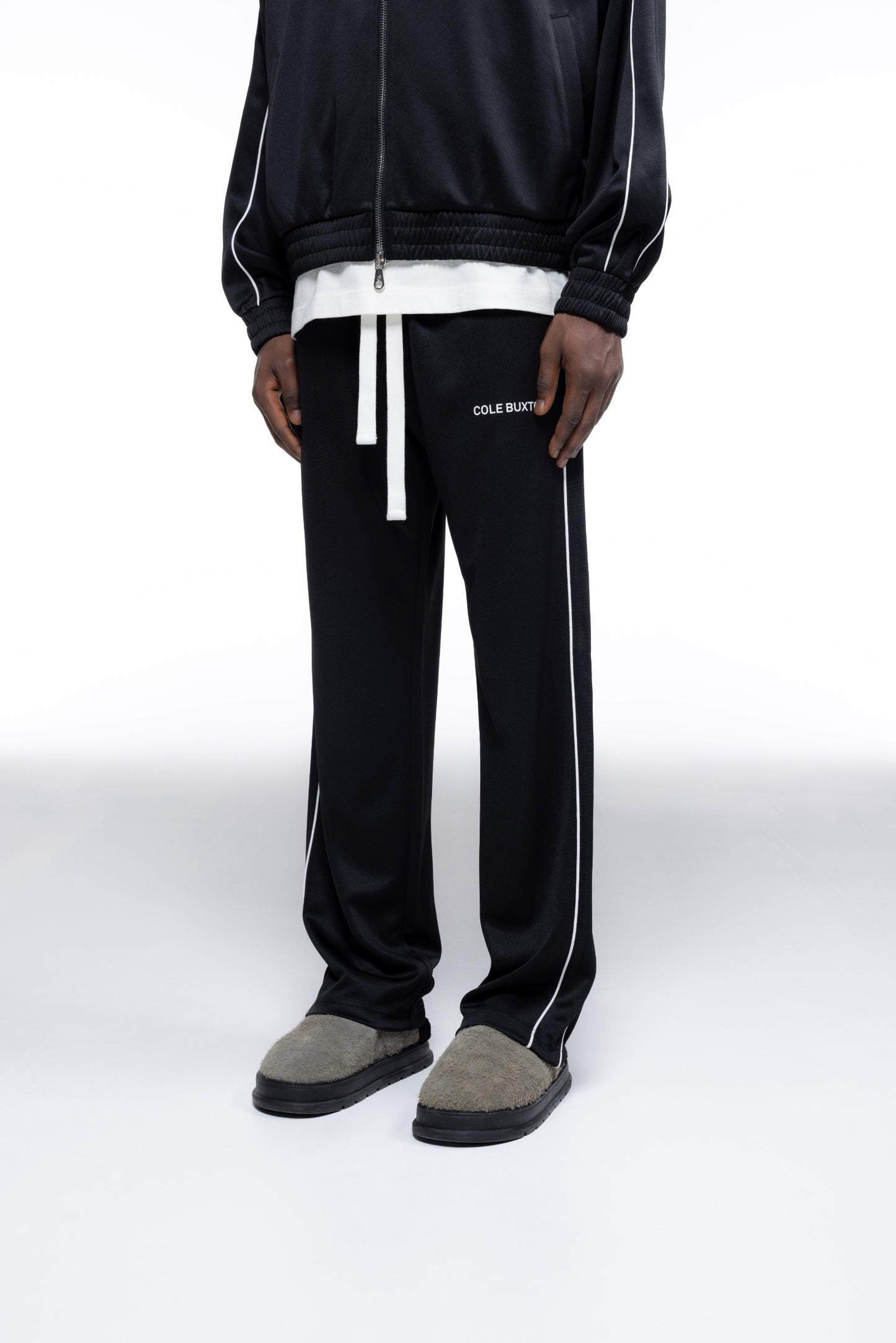 PIPED TRACK PANTS