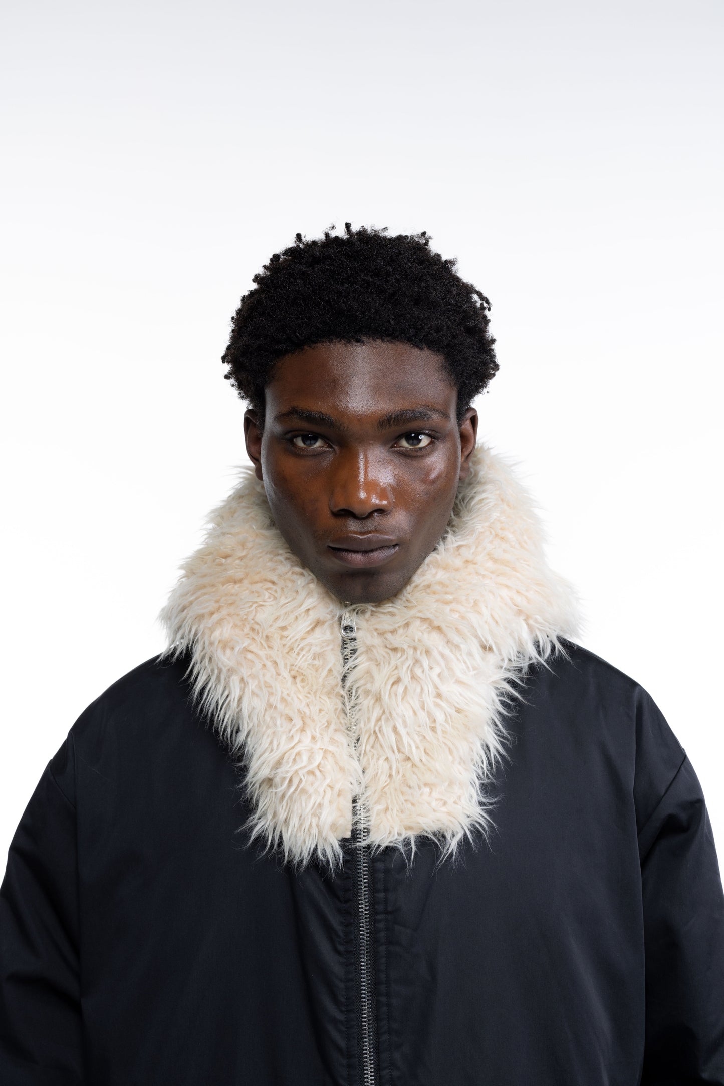 WOOL HOODED PARKA