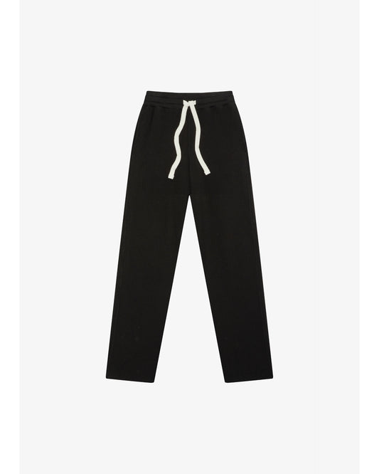 Cole Buxton | Heavy Waffle Sweat Pants | Mens | Knit Jersey | Black
