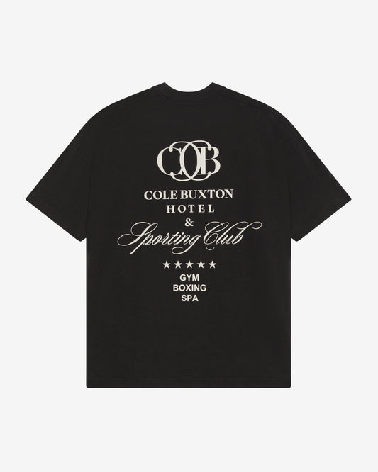 Cole Buxton | Hotel T-Shirt | Mens | Cotton | Black