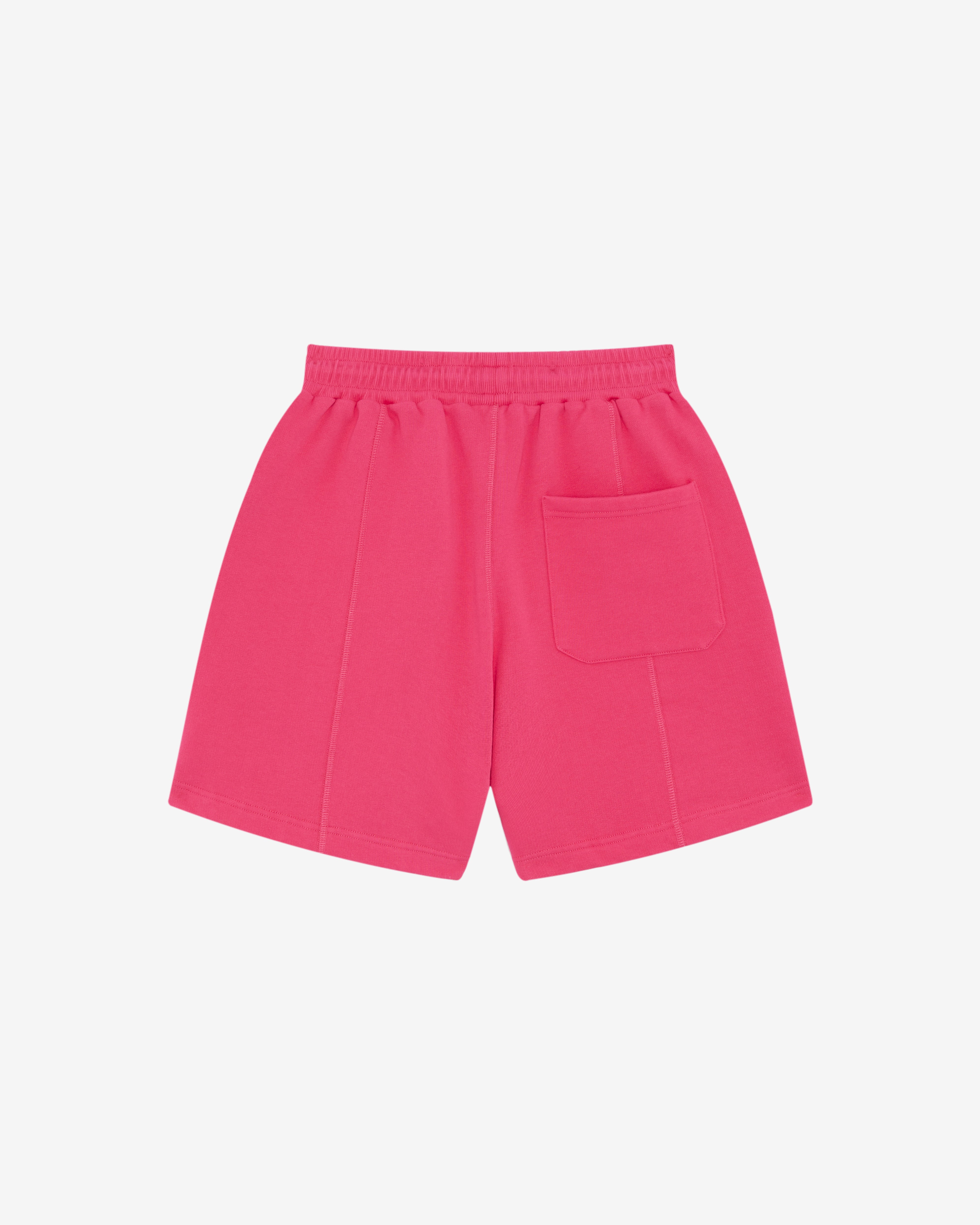 Pink logo shorts hotsell