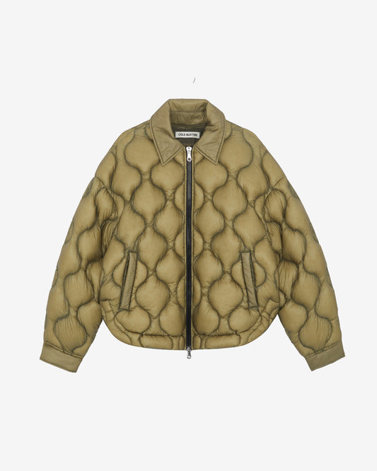 TRANSLUCENT QUILTED OVERSHIRT