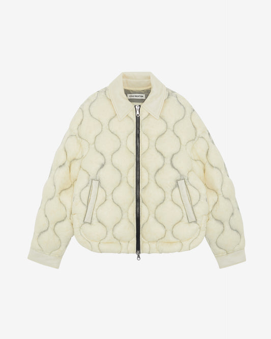 TRANSLUCENT QUILTED OVERSHIRT