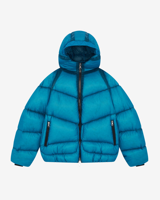 Cole Buxton | Translucent Taped Down Jacket | Mens | Blue