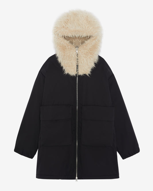 WOOL HOODED PARKA