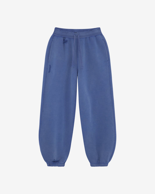 Cole Buxton | Distressed Sweatpants | Mens | Washed Cobalt Blue