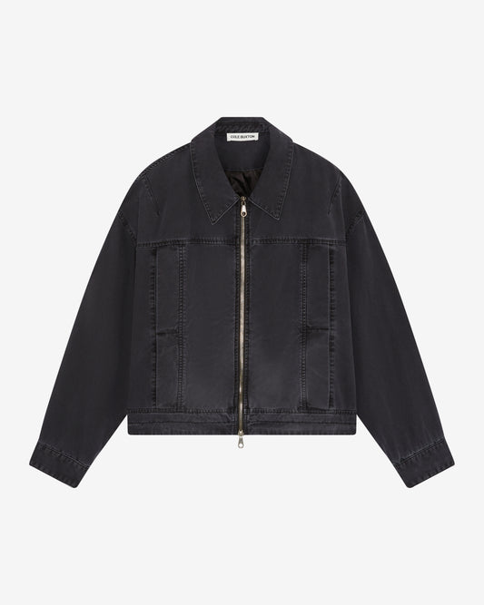 Cole Buxton | Canvas Carpenter Jacket | Mens | Black