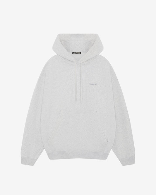 Cole Buxton | Mini Logo Hoodie | Mens | Light Grey Marl