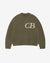 Cole Buxton | Cb Logo Knit Sweater | Mens | Khaki