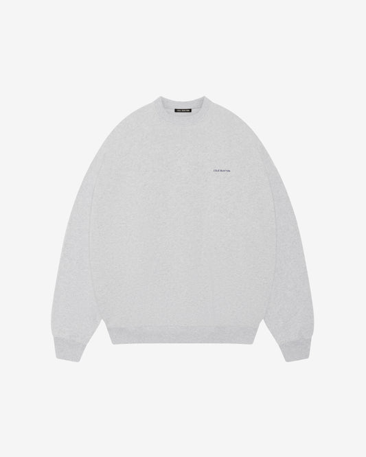 Cole Buxton | Mini Logo Sweatshirt | Mens | Light Grey Marl