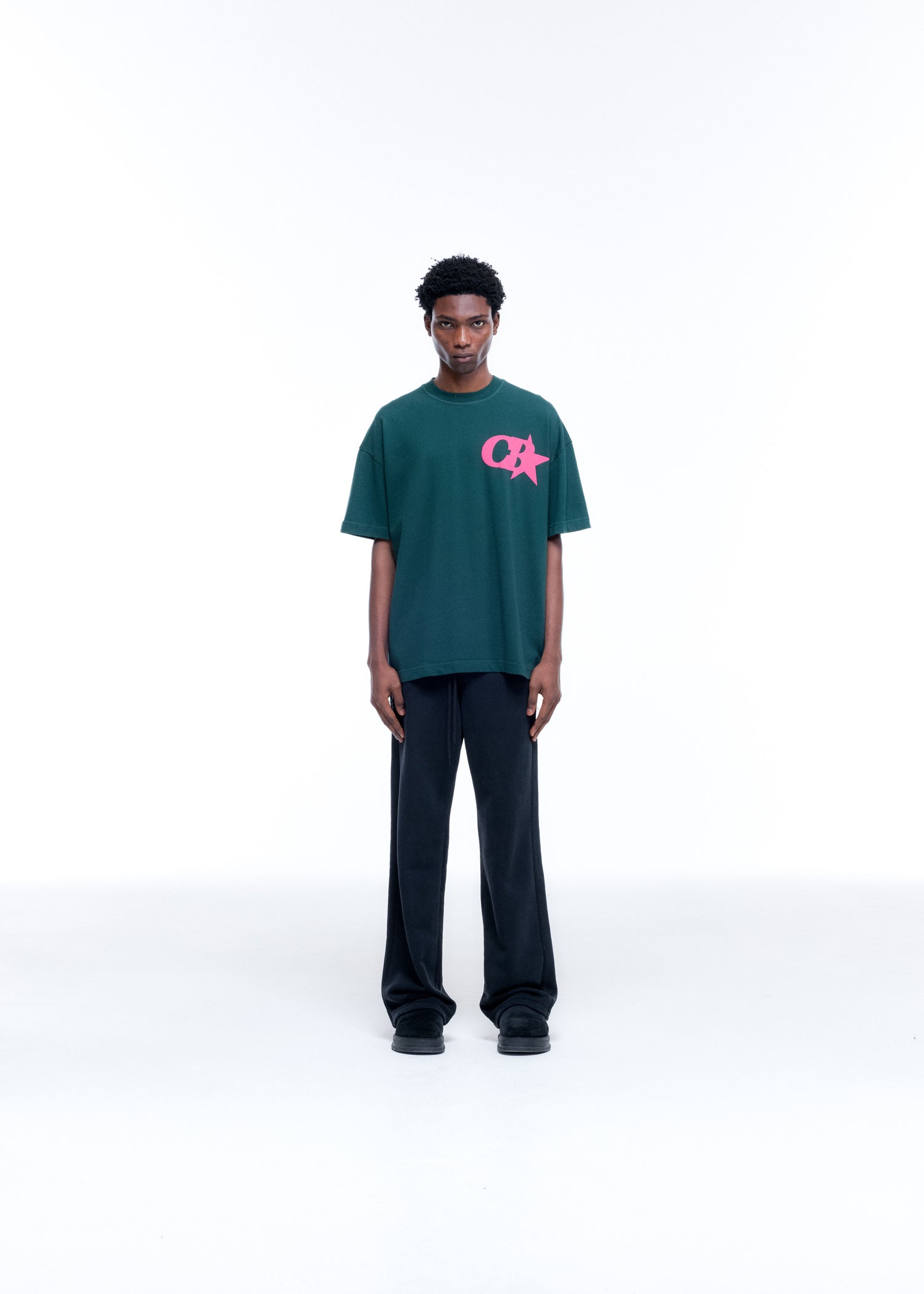 Cole Buxton | Cb Star T-Shirt | Mens | Forest Green