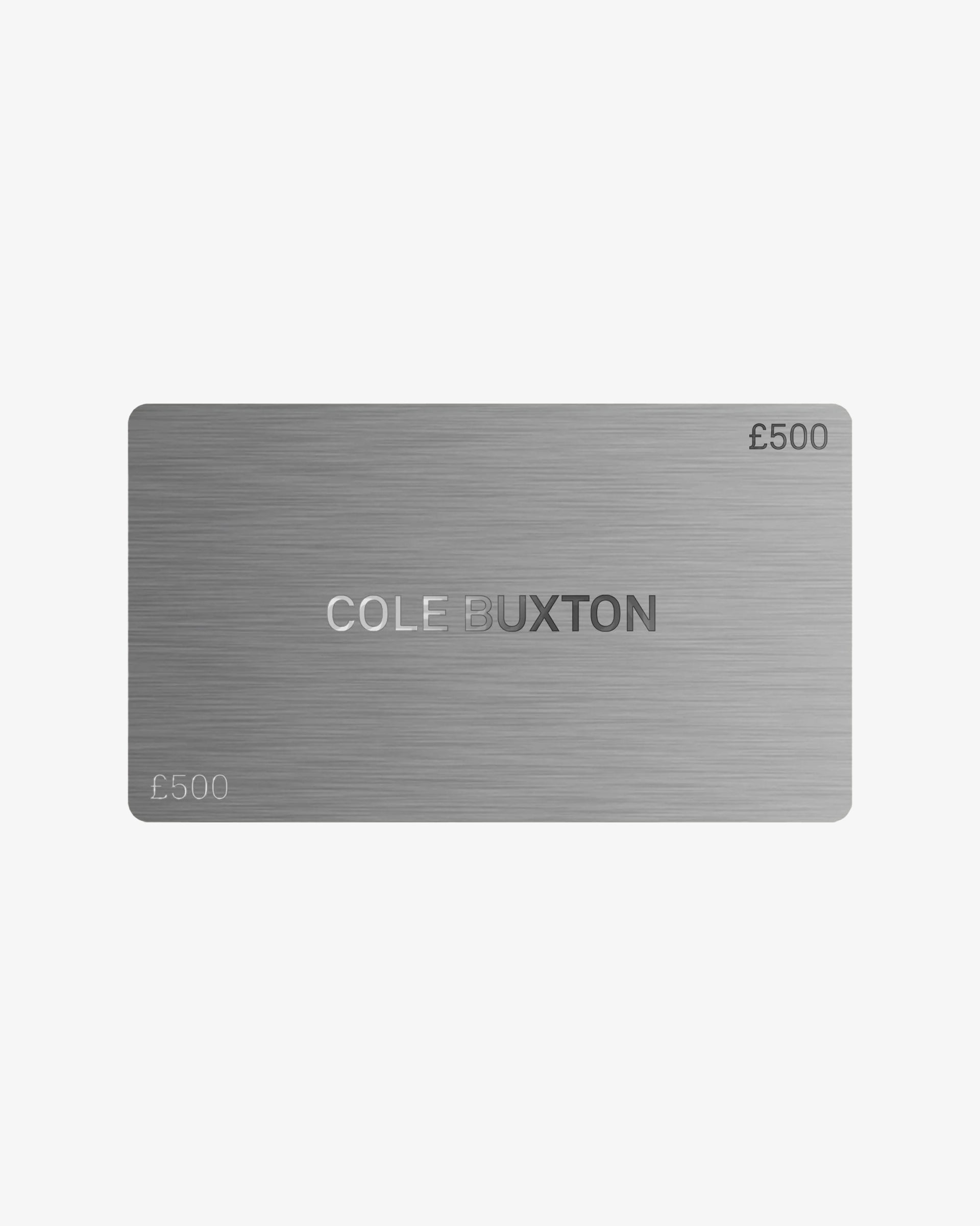 Cole Buxton | Gift Card | £250