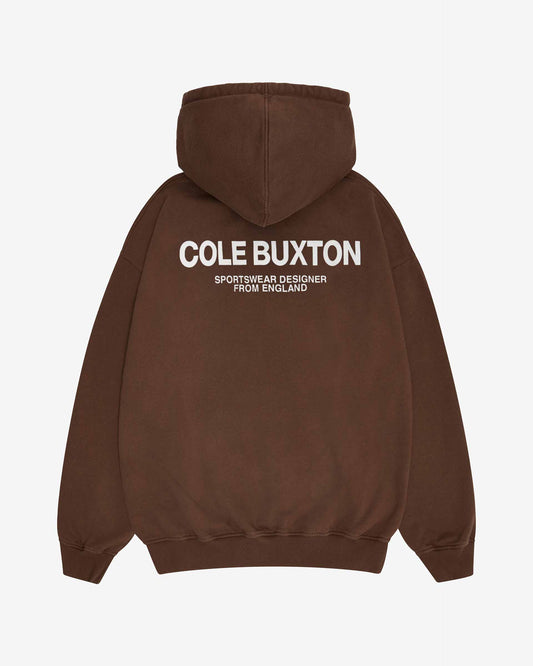 Cole Buxton | Sportswear Hoodie | Mens | Cotton | Brown