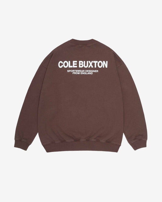 Cole Buxton | Sportswear Sweatshirt | Mens | Cotton | Brown