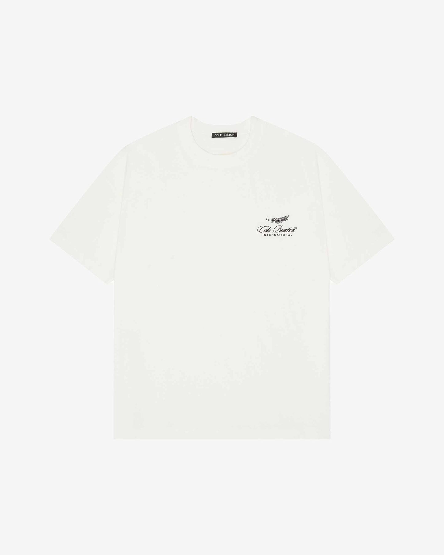Cole Buxton | International T-Shirt | Mens | Cotton | Vintage White
