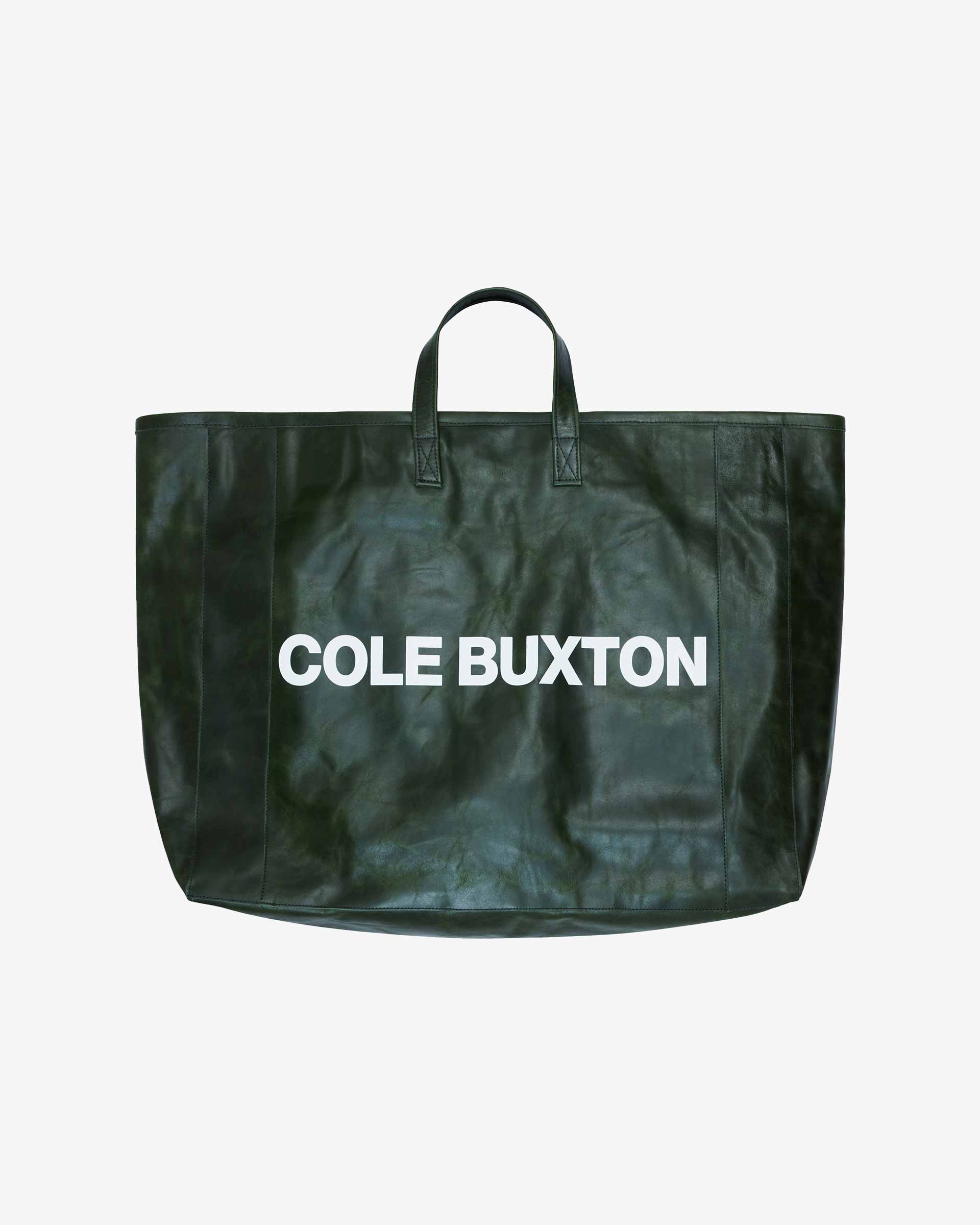 Cole Buxton | XL Leather Bag | Unisex | Leather | Green