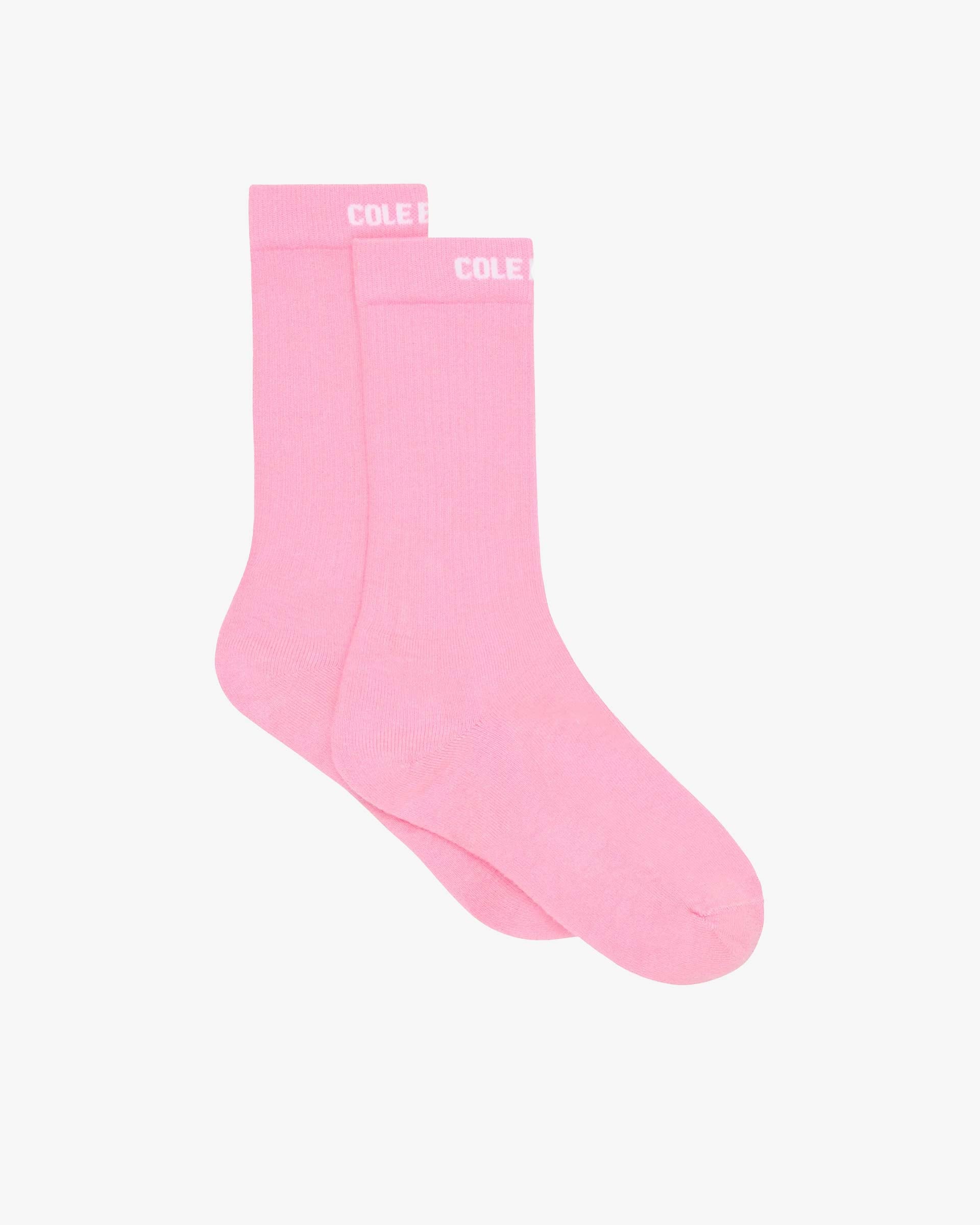 Cole Buxton | Sports Socks | One Size Fits All | Cotton | Pink