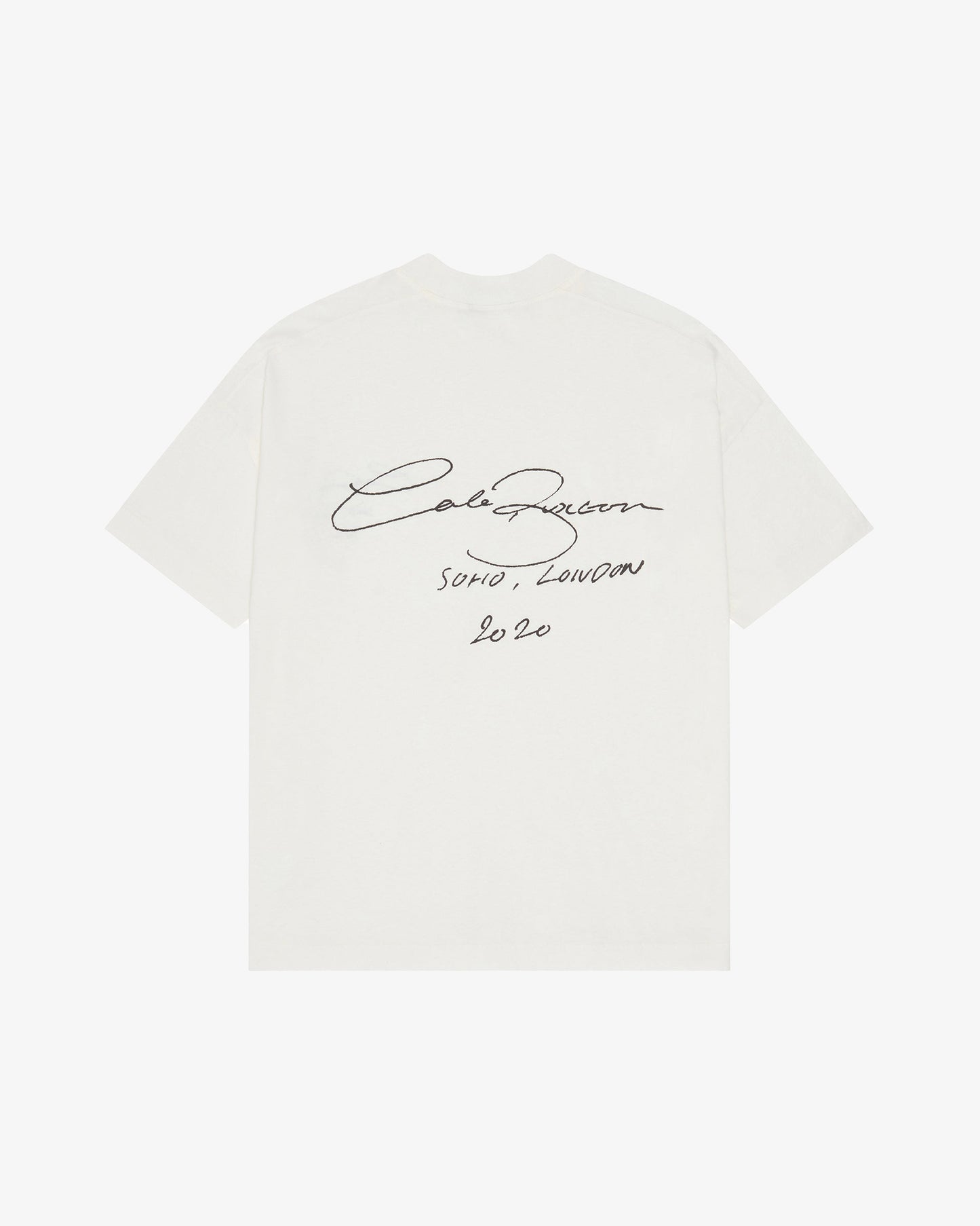 Cole Buxton | Vintage Signature T-Shirt | Mens | Cotton | Vintage White
