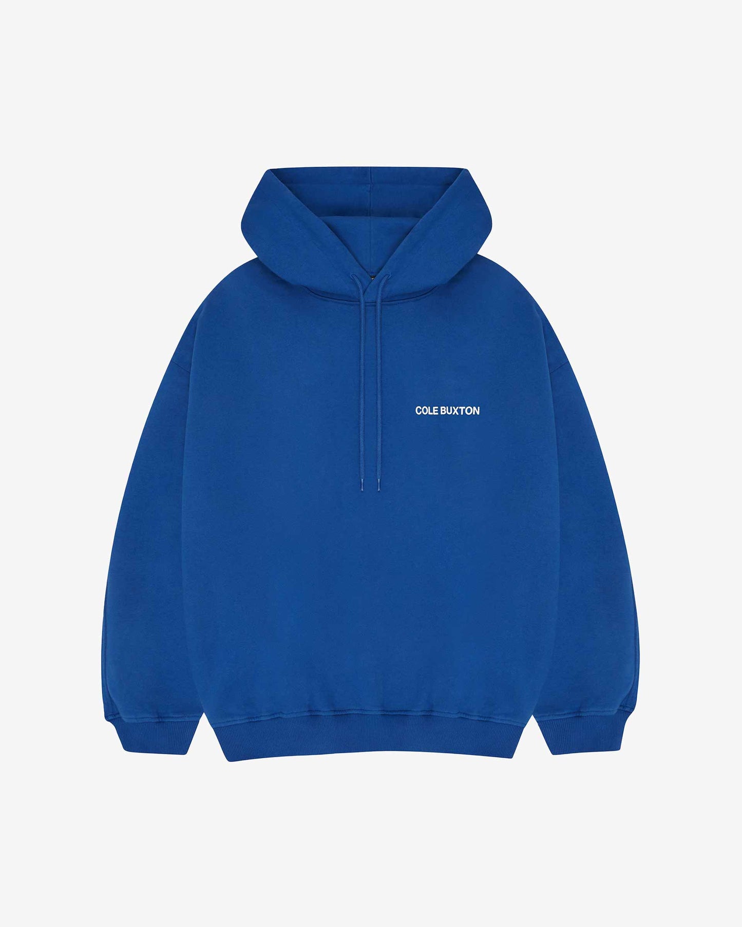 Cole Buxton | Sportswear Hoodie | Mens | Cotton | Cobalt Blue