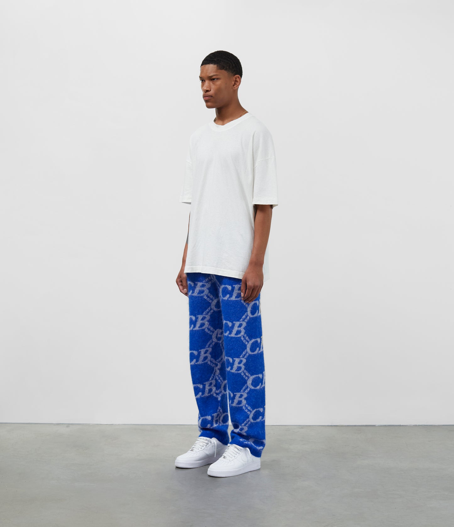 CB MONOGRAM KNIT PANTS