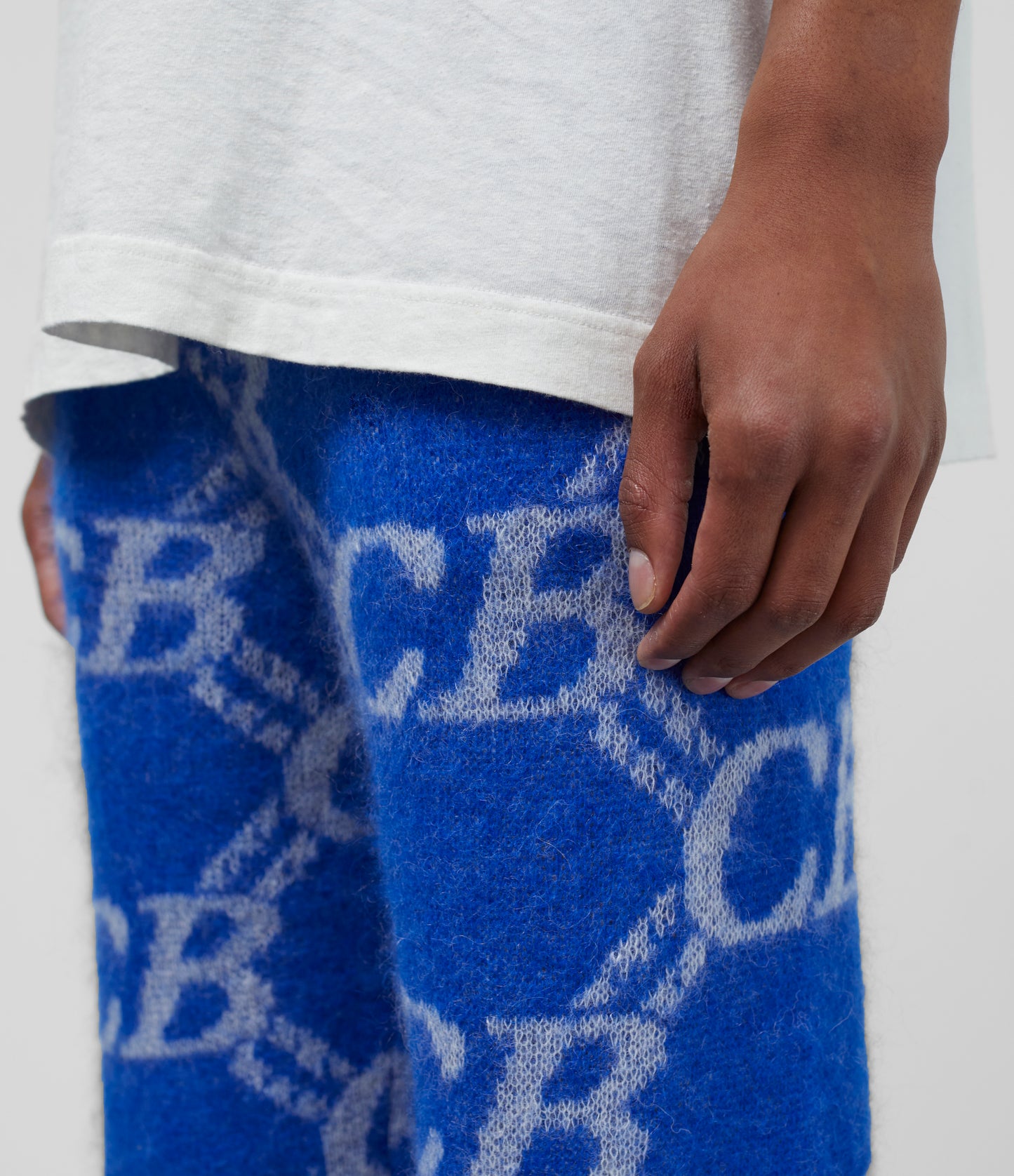 CB MONOGRAM KNIT PANTS