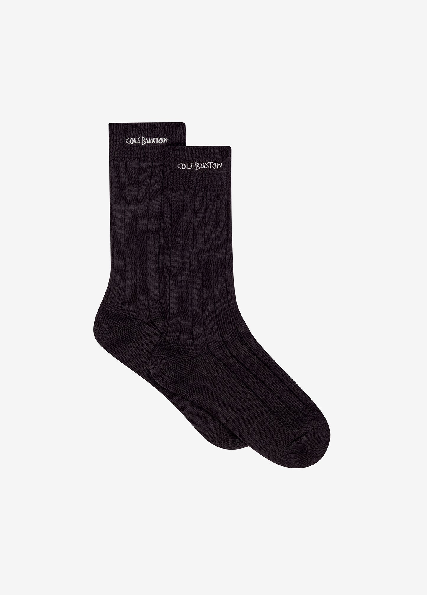 Cole Buxton | Signature Socks | Mens | Cotton | Black