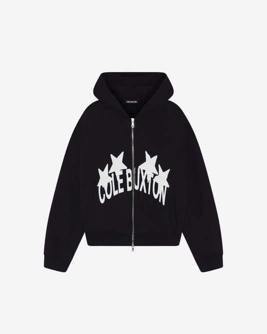 4 STAR ZIPPED HOODIE