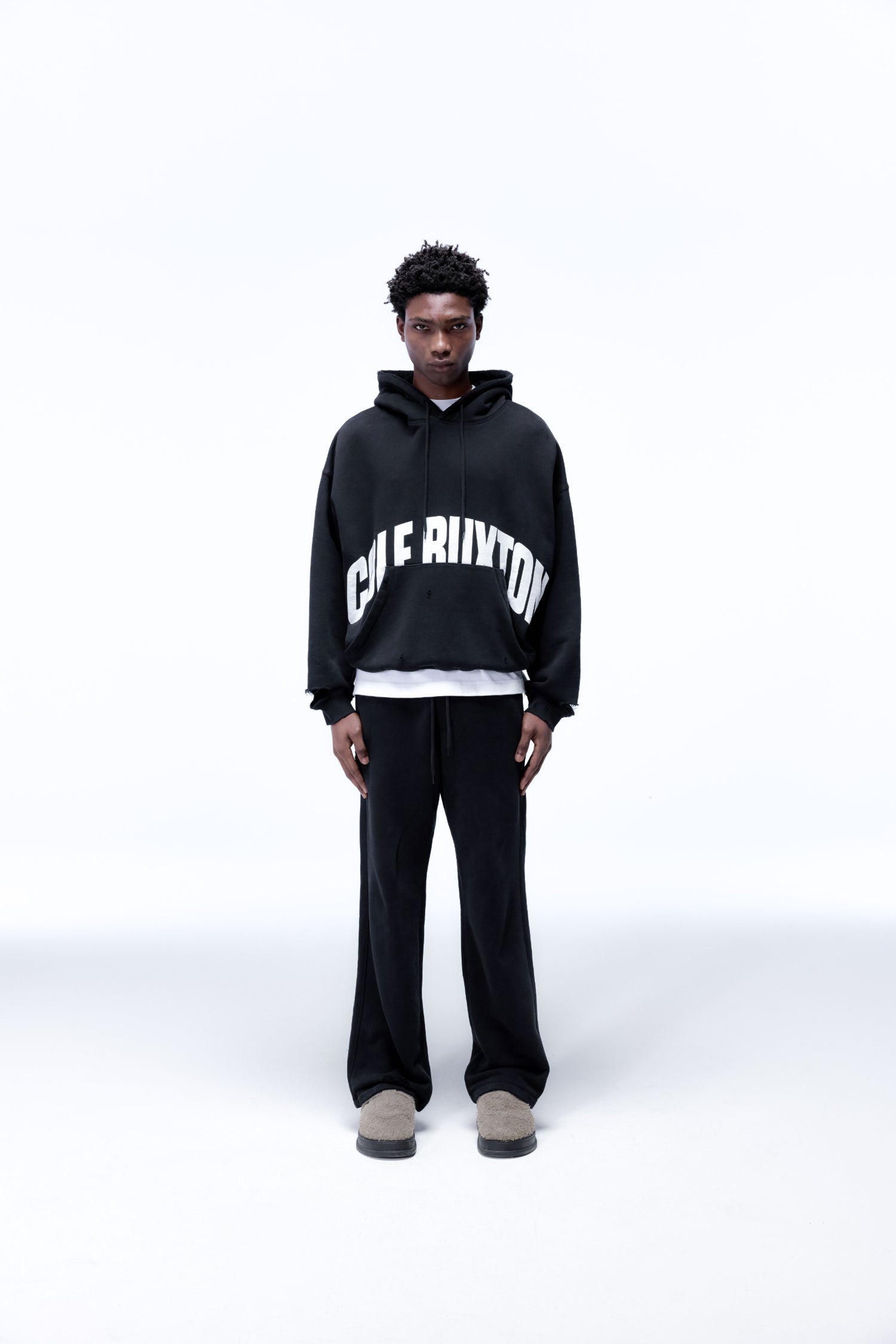 Cole Buxton | Arch Logo Hoodie | Mens | Black