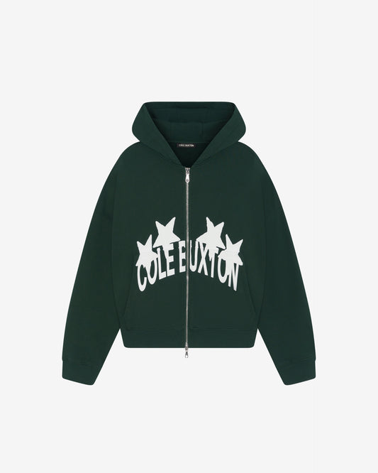 4 STAR ZIPPED HOODIE